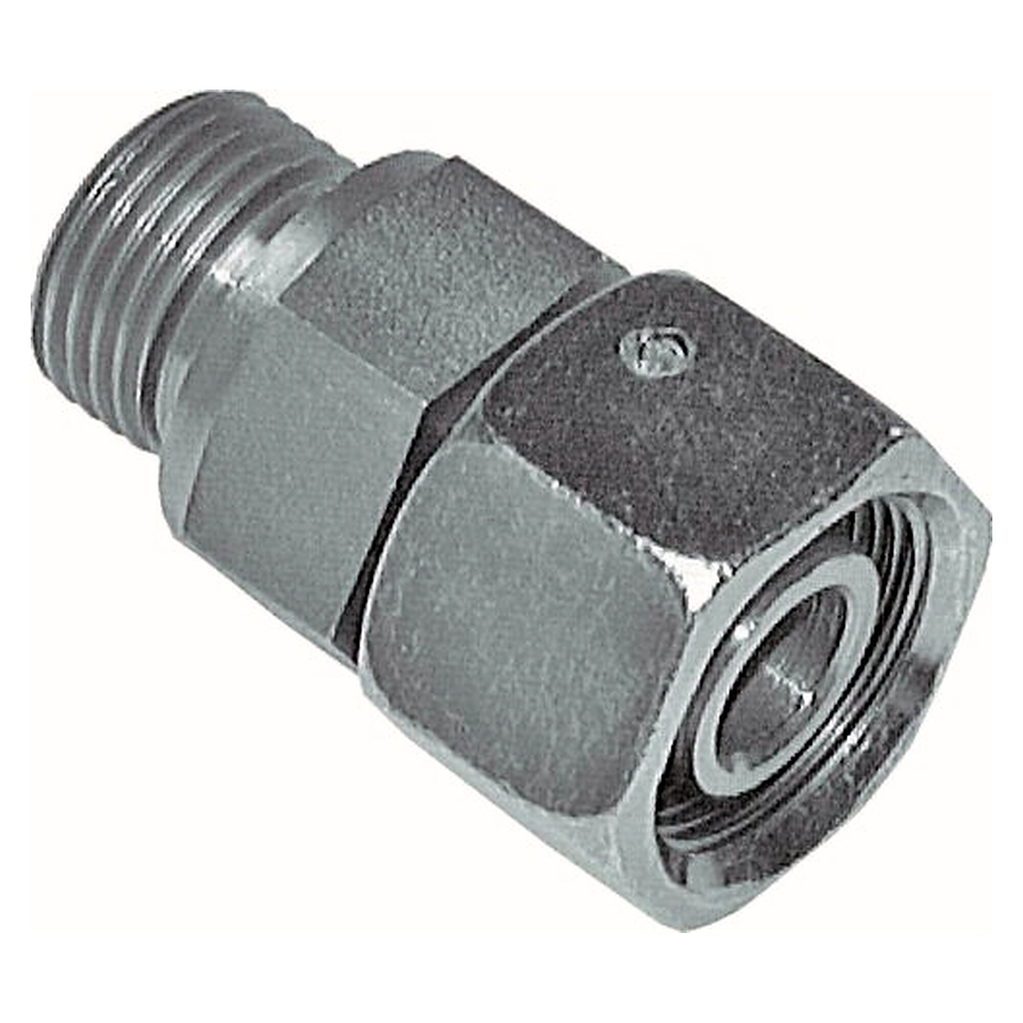 Adjustable cutting ring fitting, thread G 3/8", tube stud 12 L, light series L, zinc plated steel