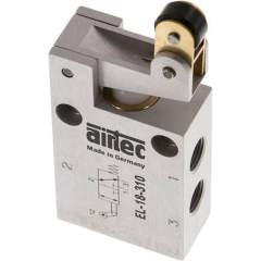 Airtec EL-18-310. 3/2-way (NC/NO) Limit switch with Idle return roller, G 1/8"