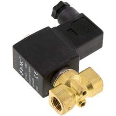 E.MC ELPH-14-12V. 2/2-way solenoid valve G 1/4", open (NO) without power,FKM Eco