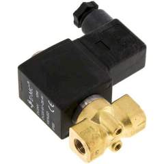 E.MC ELPH-18-24V. 2/2-way solenoid valve G 1/8", open (NO) without power,FKM Eco