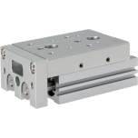 EMC ELS 12/50-AS. Kompaktschlitten, Kolben 12mm,Hub 50mm, mit Hubbegrenzung ausfahrend (Festanschlag)