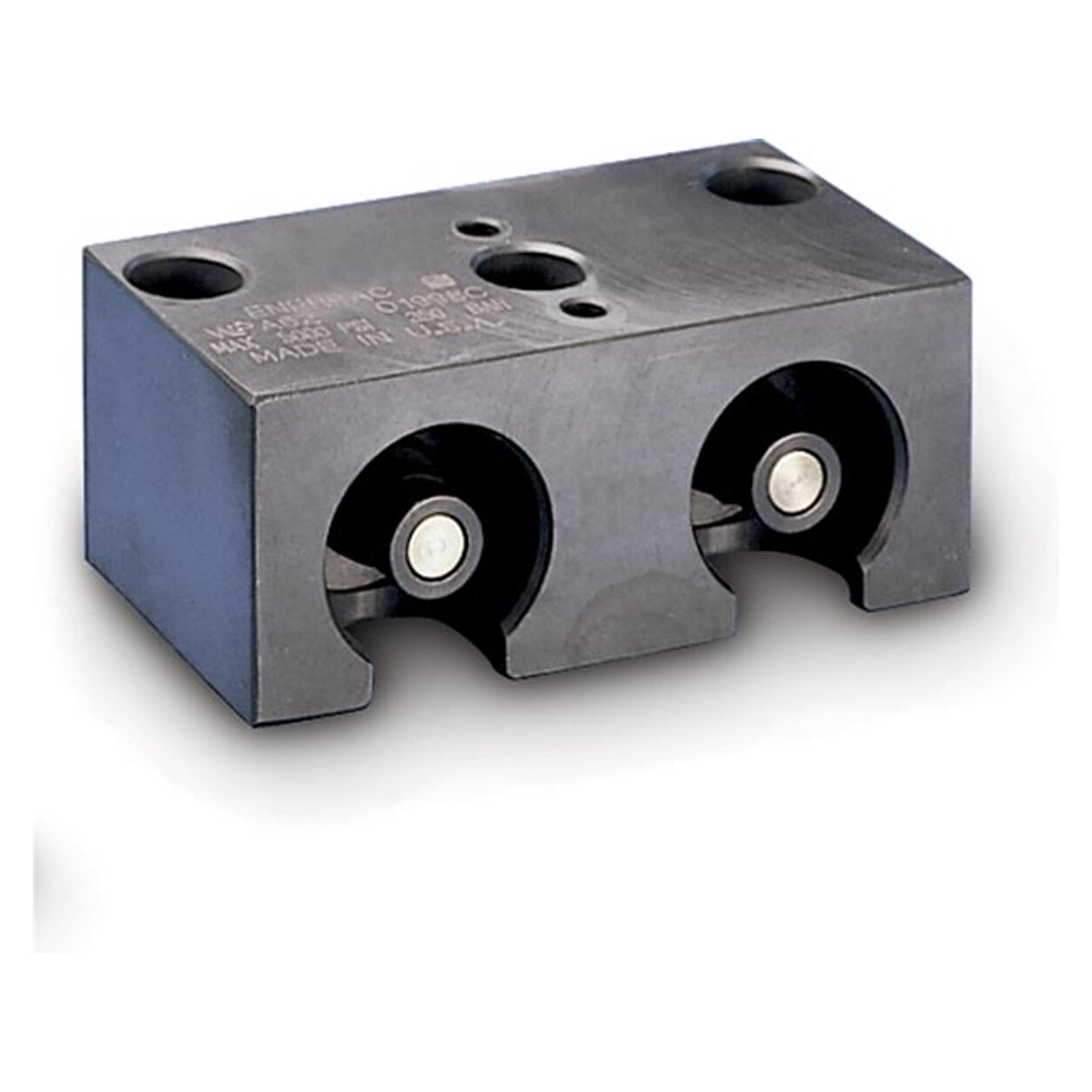Hydraulic 2-Port Auto Coupler, Pallet Side Metric - Enerpac MPA62
