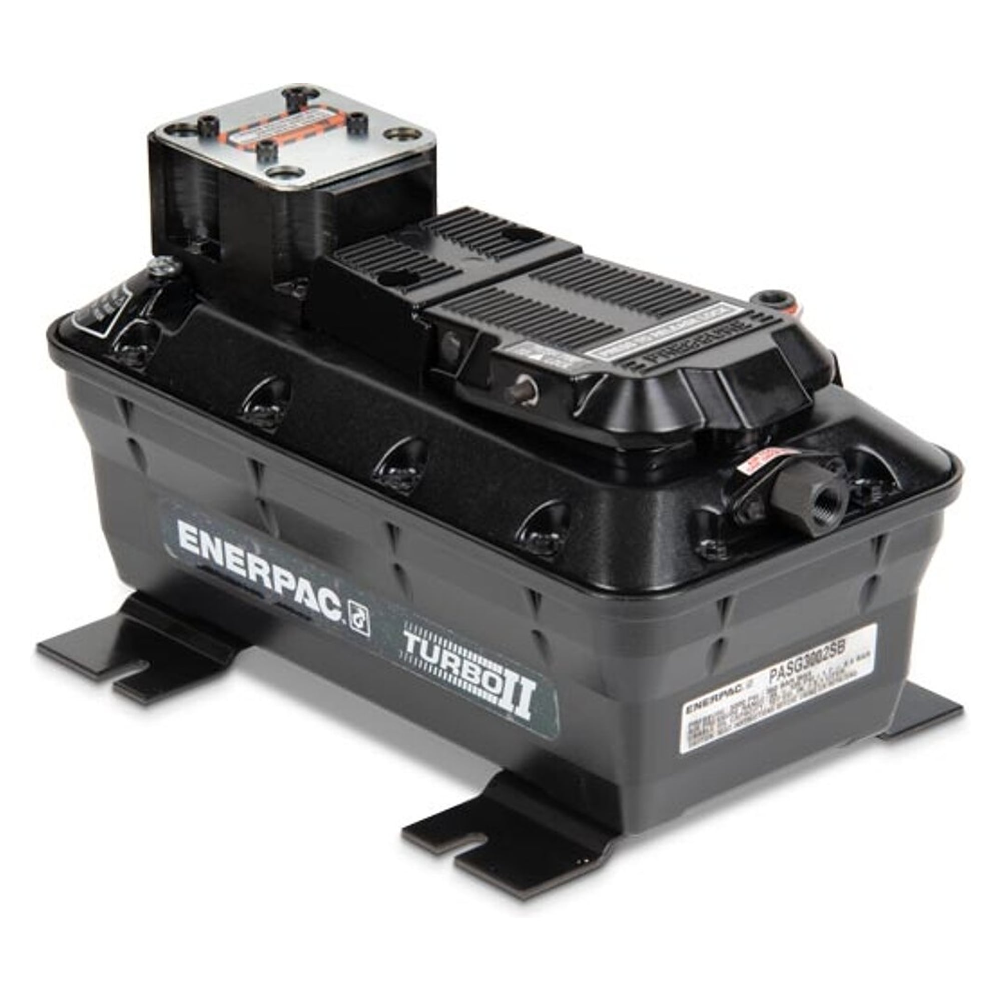 Air Hydraulic Pump 350 bar Turbo II, Single DO3 Valve Mount, BSPP port - Enerpac PASG3002PB