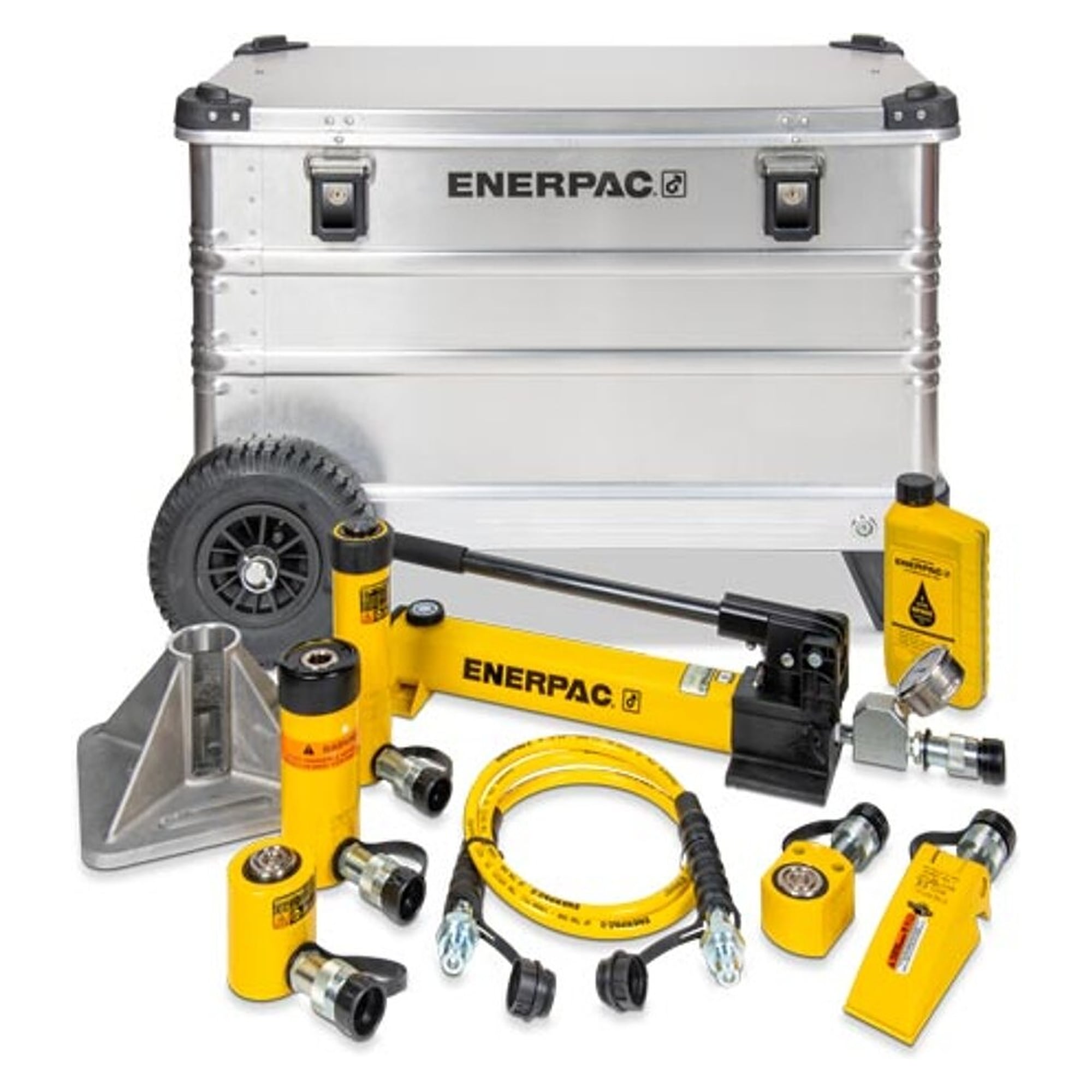 Werkzeugkoffer-Satz 10 t fahrbar mit Handpumpe - Enerpac SC10HTBEW