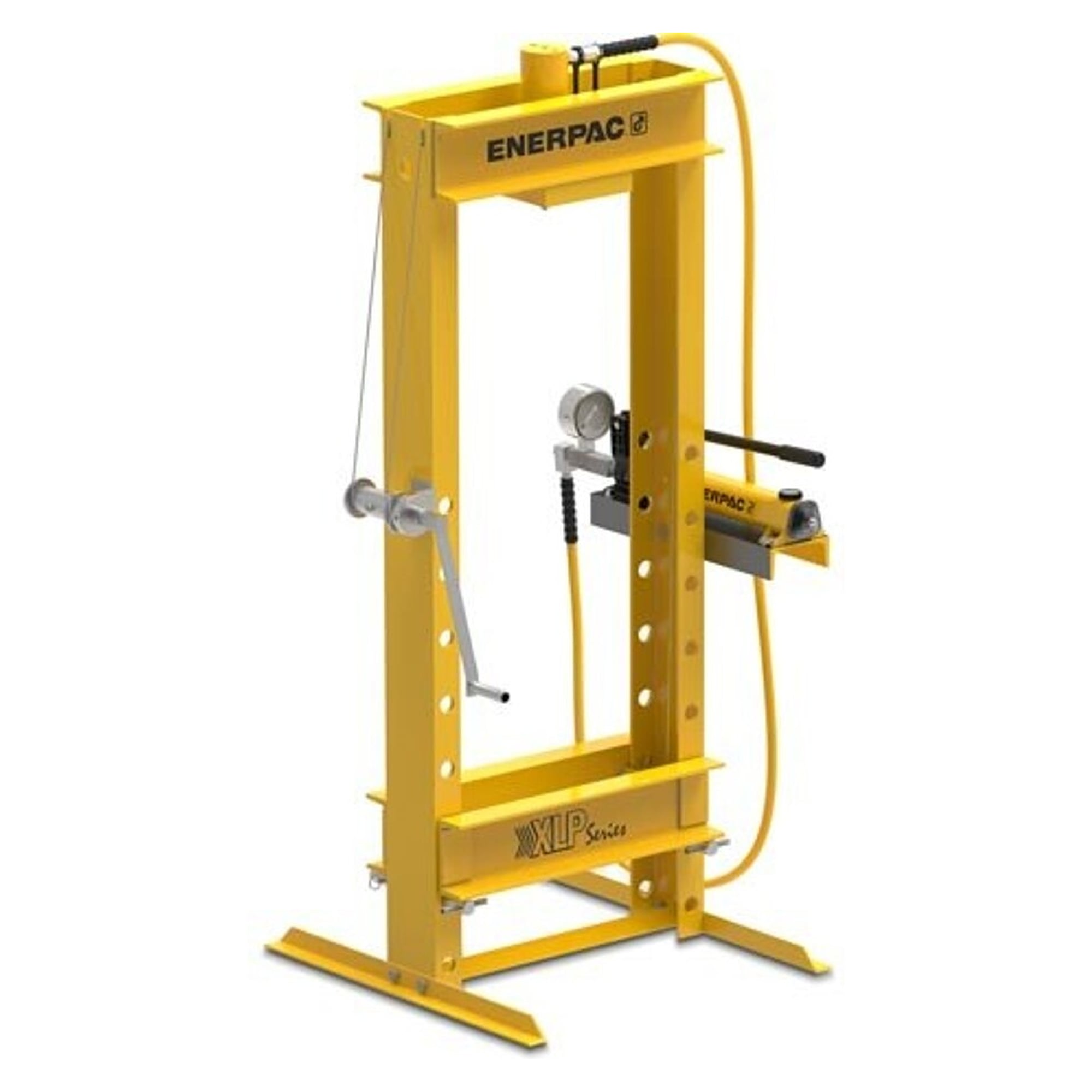 25-Ton Workshop Press with Hand Pump - Enerpac XLP256P392