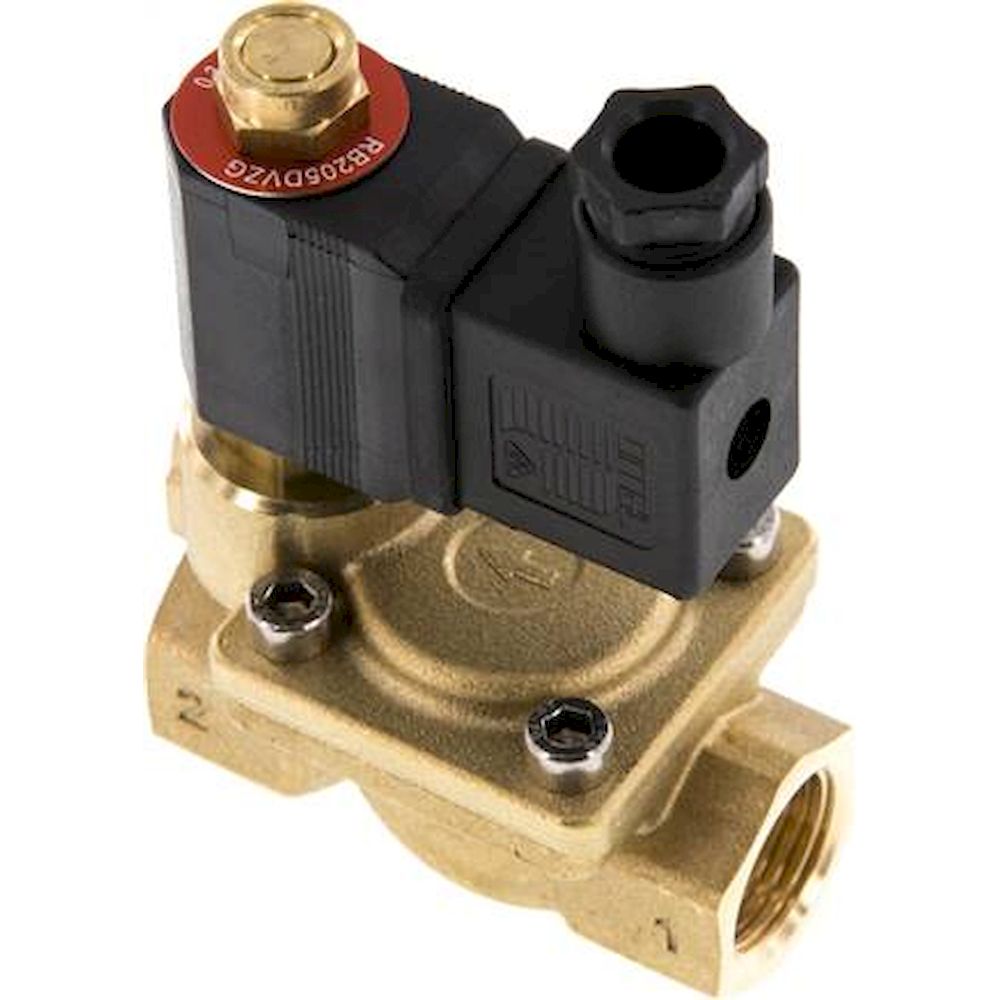 ENTLAST 12. Entlastventil (NO) G 1/2" für Kolbenkompressoren, 230 VAC