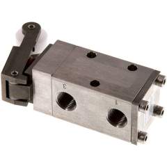 ER-05-311-ES. 3/2-way (NC/NO)-Limit switch, G 1/4", Roller lever, stainless steel