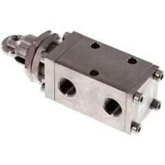 ERT-05-311-ES. 3/2-way (NC/NO)-Limit switch, G 1/4", Roller, stainless steel