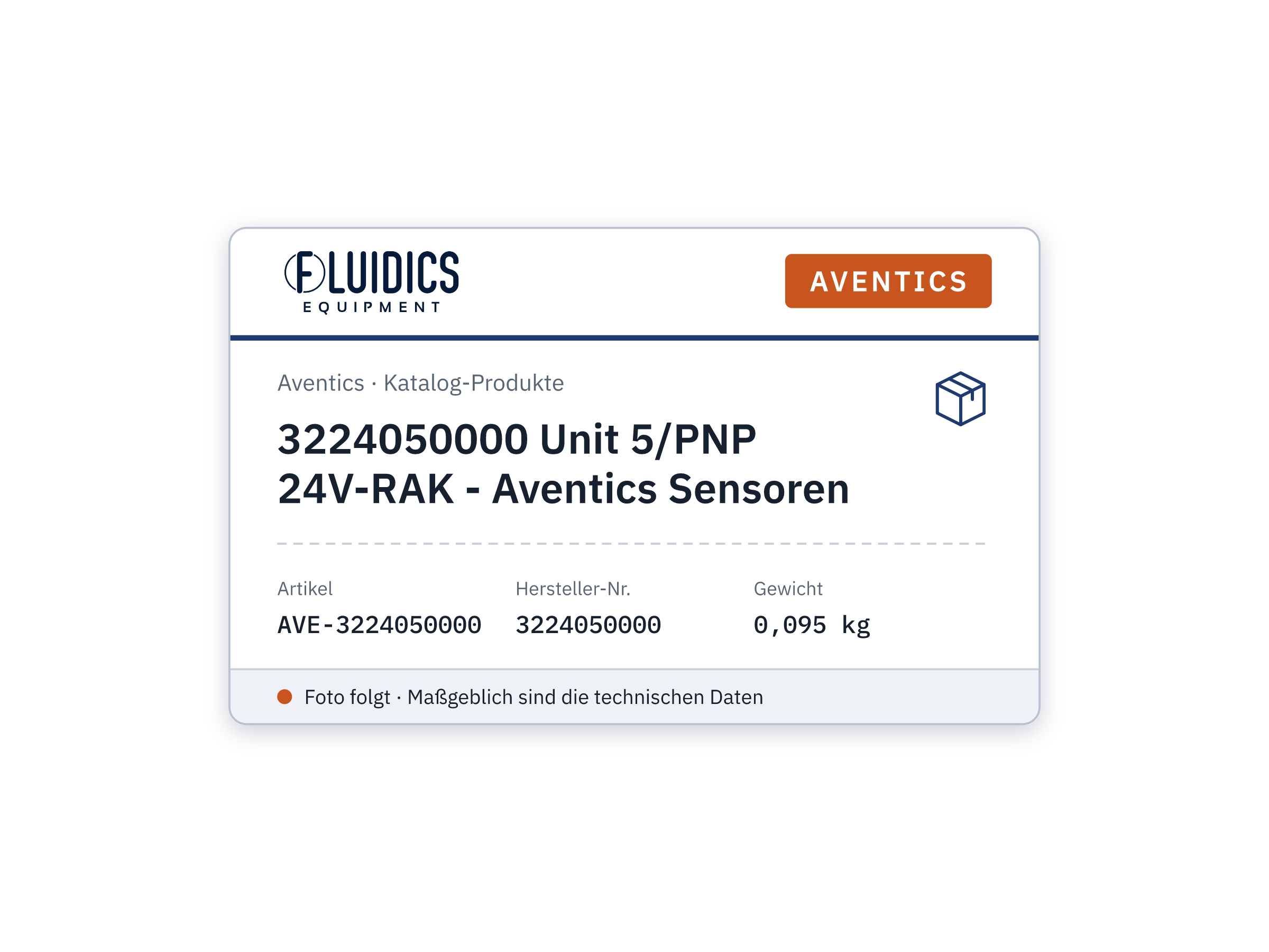 3224050000 Unit 5/PNP 24V-RAK - Aventics Sensoren