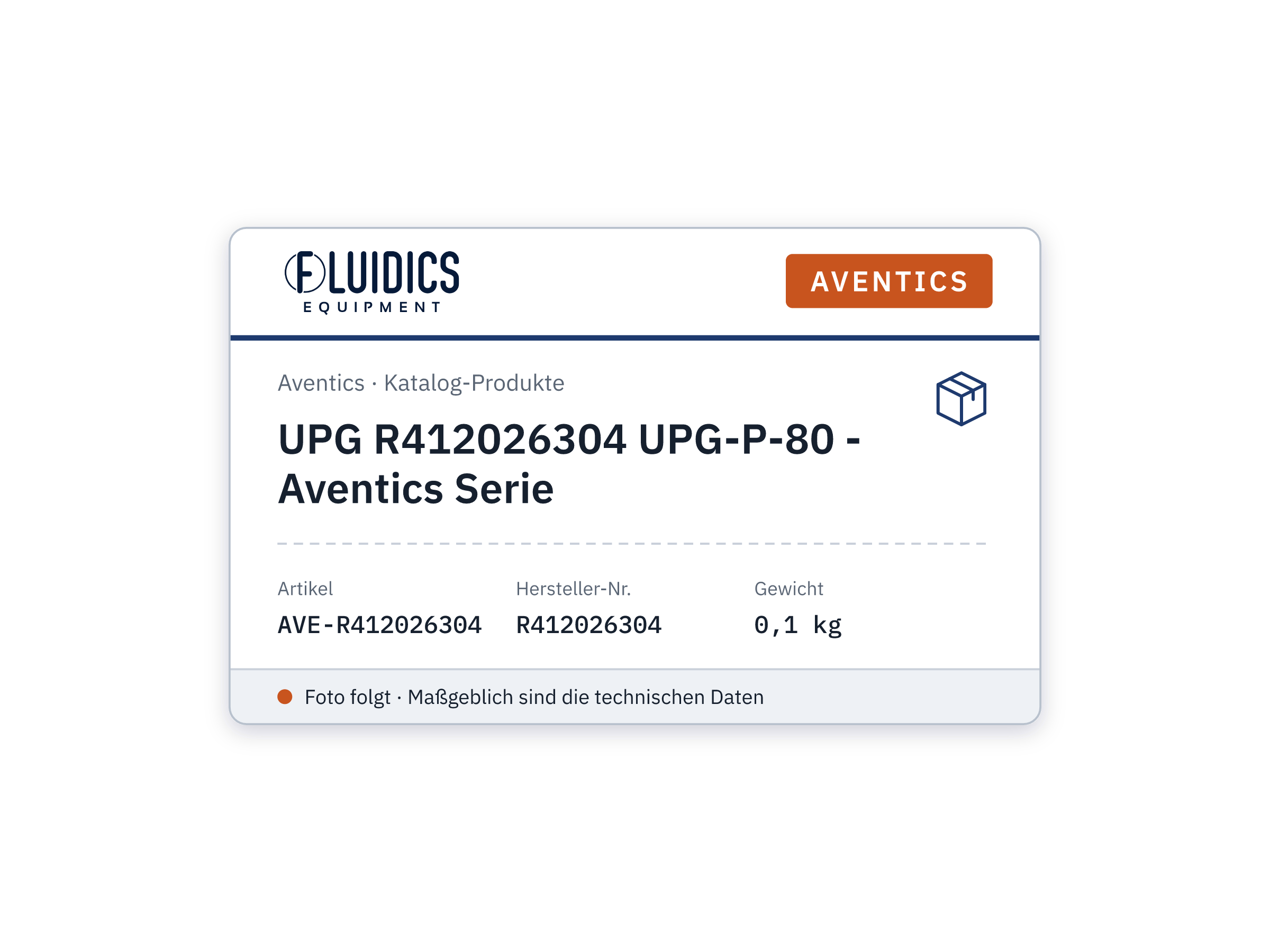 UPG R412026304 UPG-P-80 - Aventics Serie