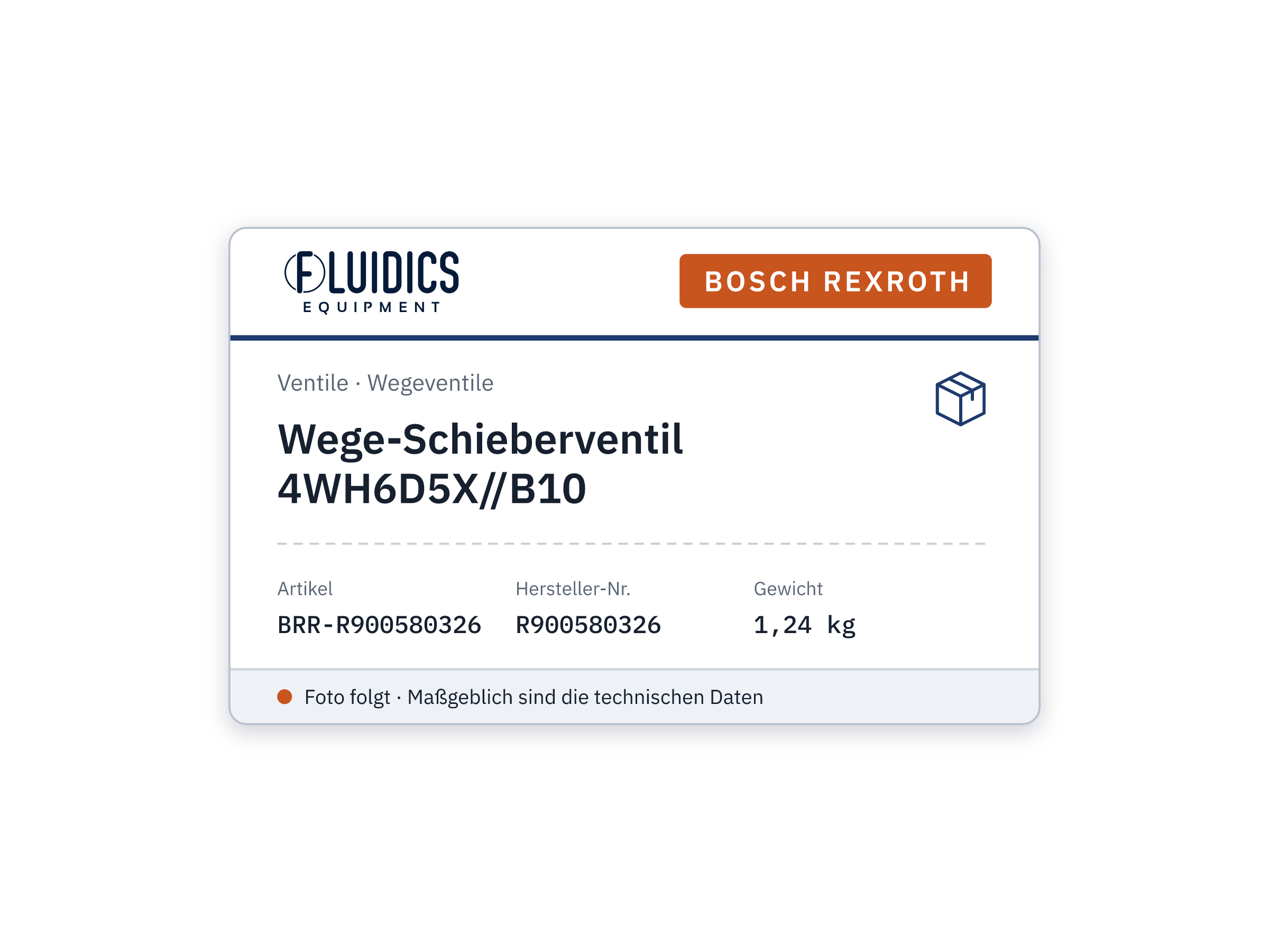 Wege-Schieberventil 4WH6D5X//B10 - Bosch Rexroth R900580326