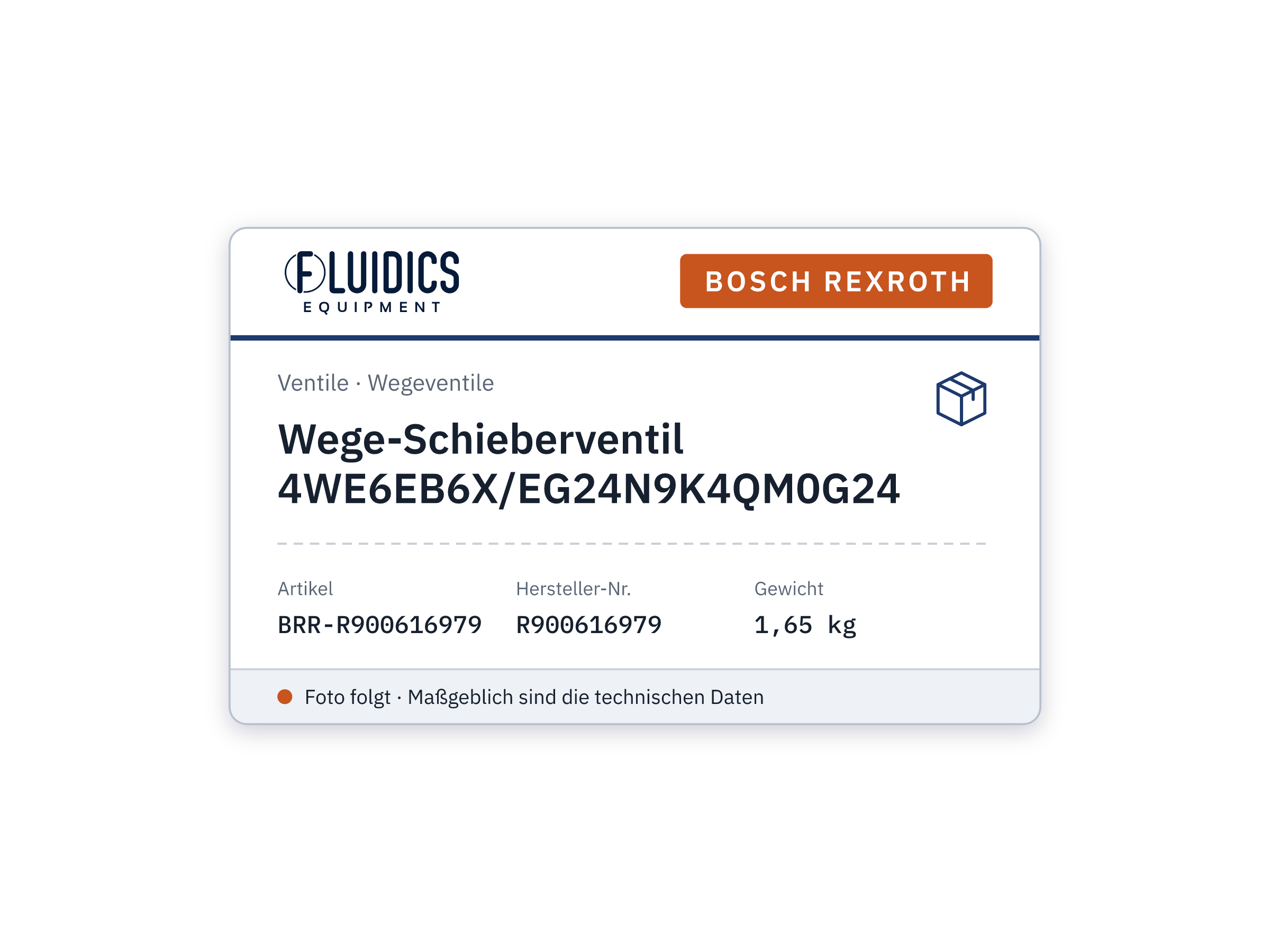 Wege-Schieberventil 4WE6EB6X/EG24N9K4QM0G24 - Bosch Rexroth R900616979