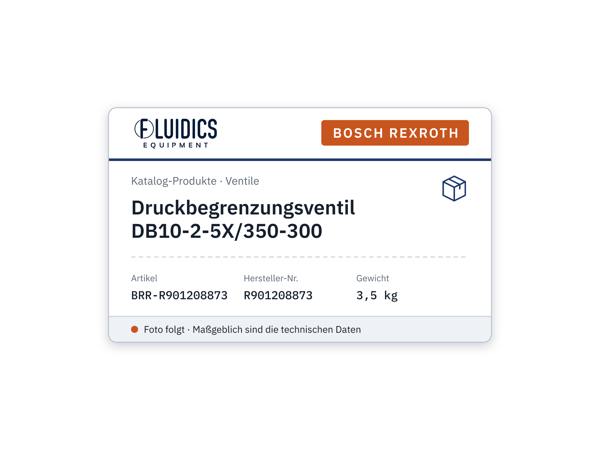 Druckbegrenzungsventil DB10-2-5X/350-300 - Bosch Rexroth R901208873
