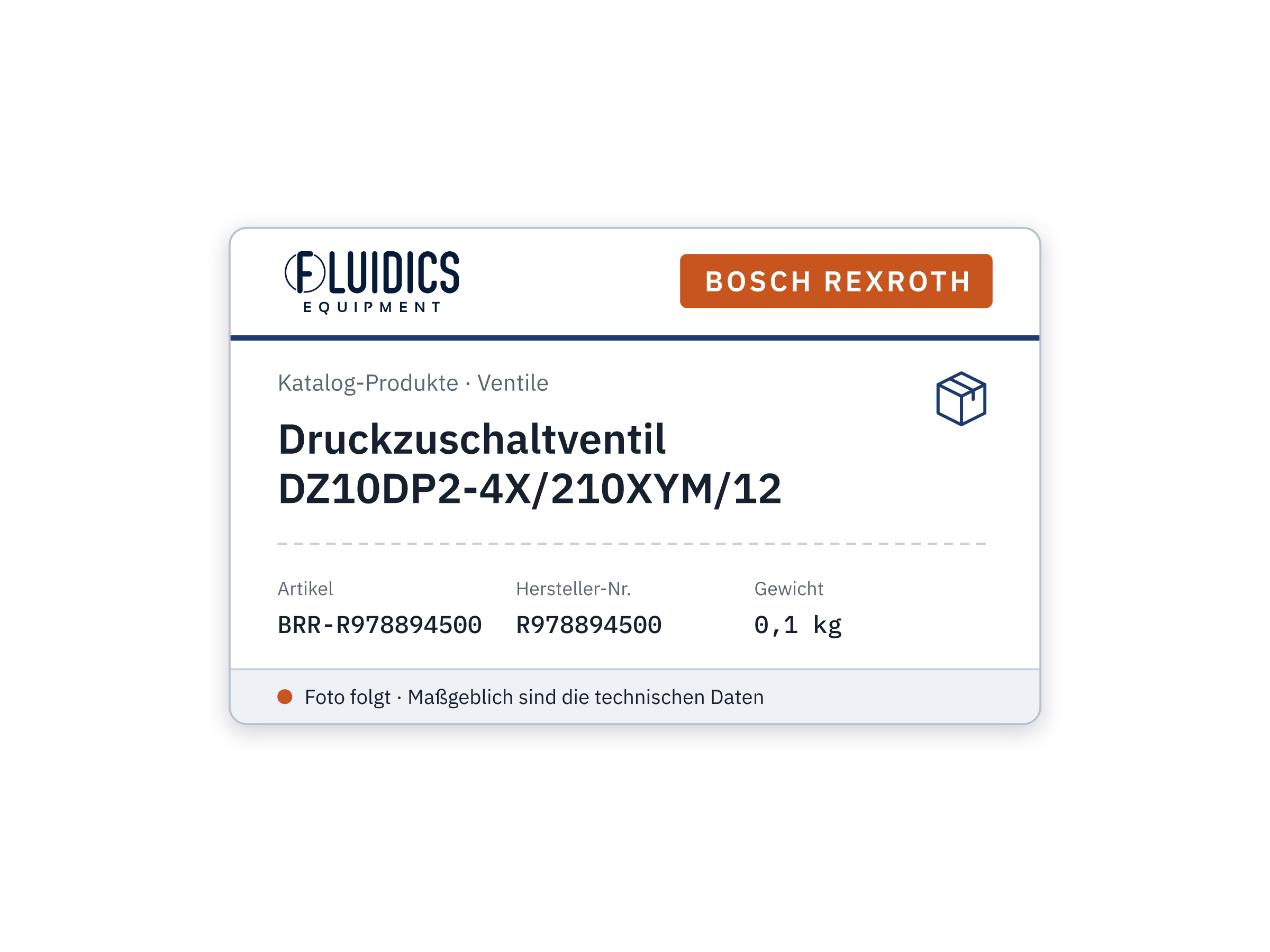 Druckzuschaltventil DZ10DP2-4X/210XYM/12 - Bosch Rexroth R978894500