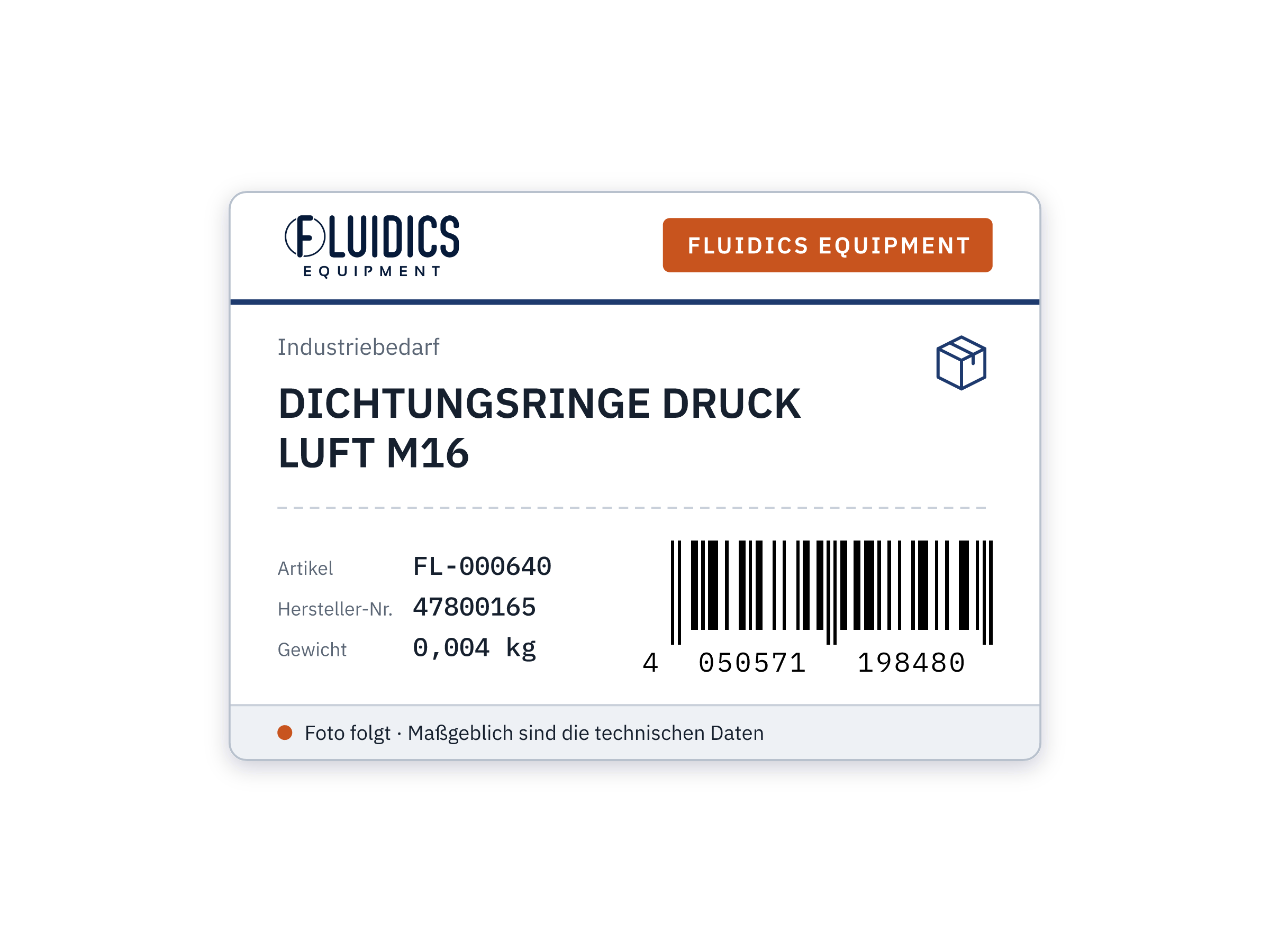 DICHTUNGSRINGE DRUCK LUFT M16