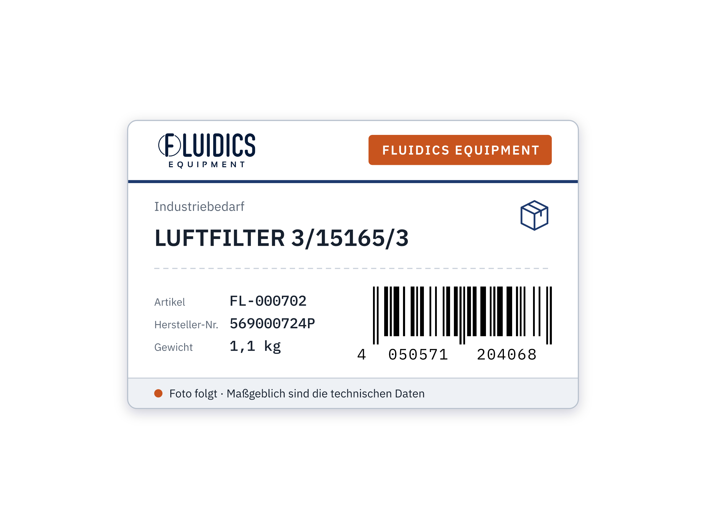 LUFTFILTER 3/15165/3