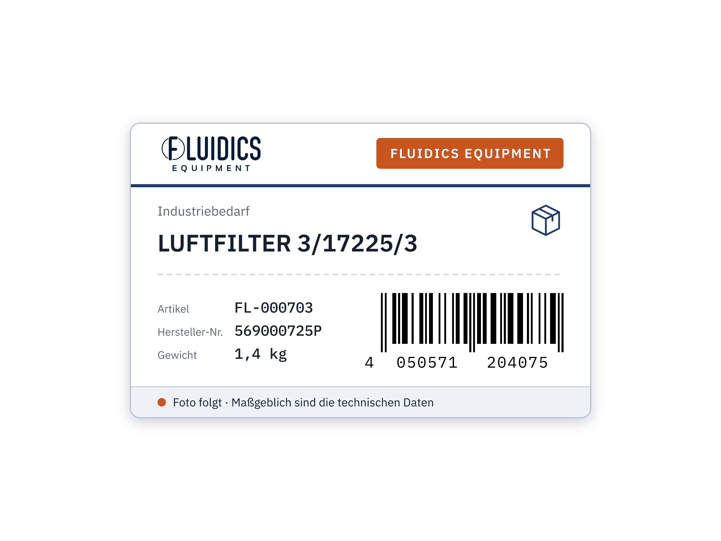 LUFTFILTER 3/17225/3