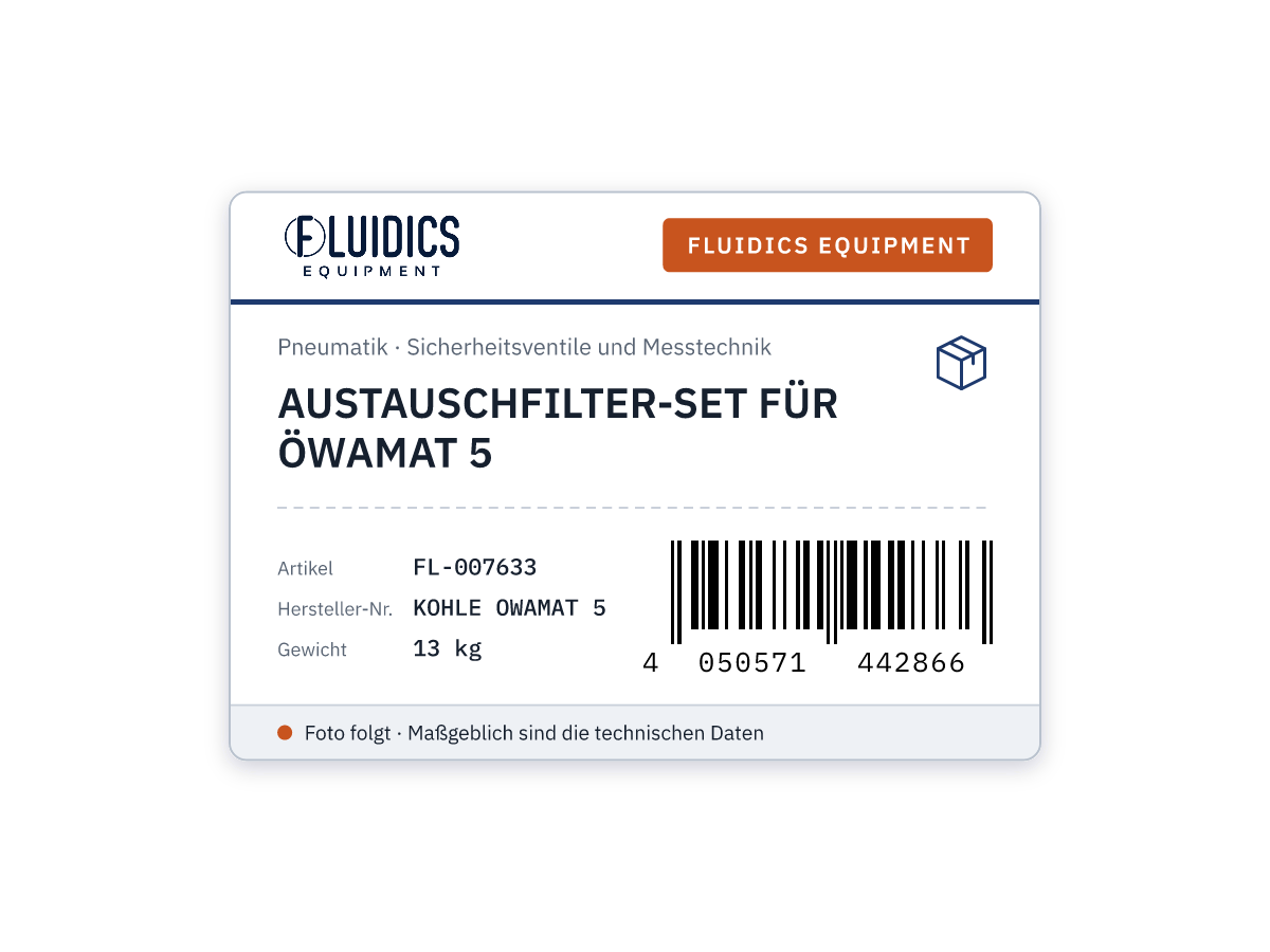 AUSTAUSCHFILTER-SET FÜR ÖWAMAT 5