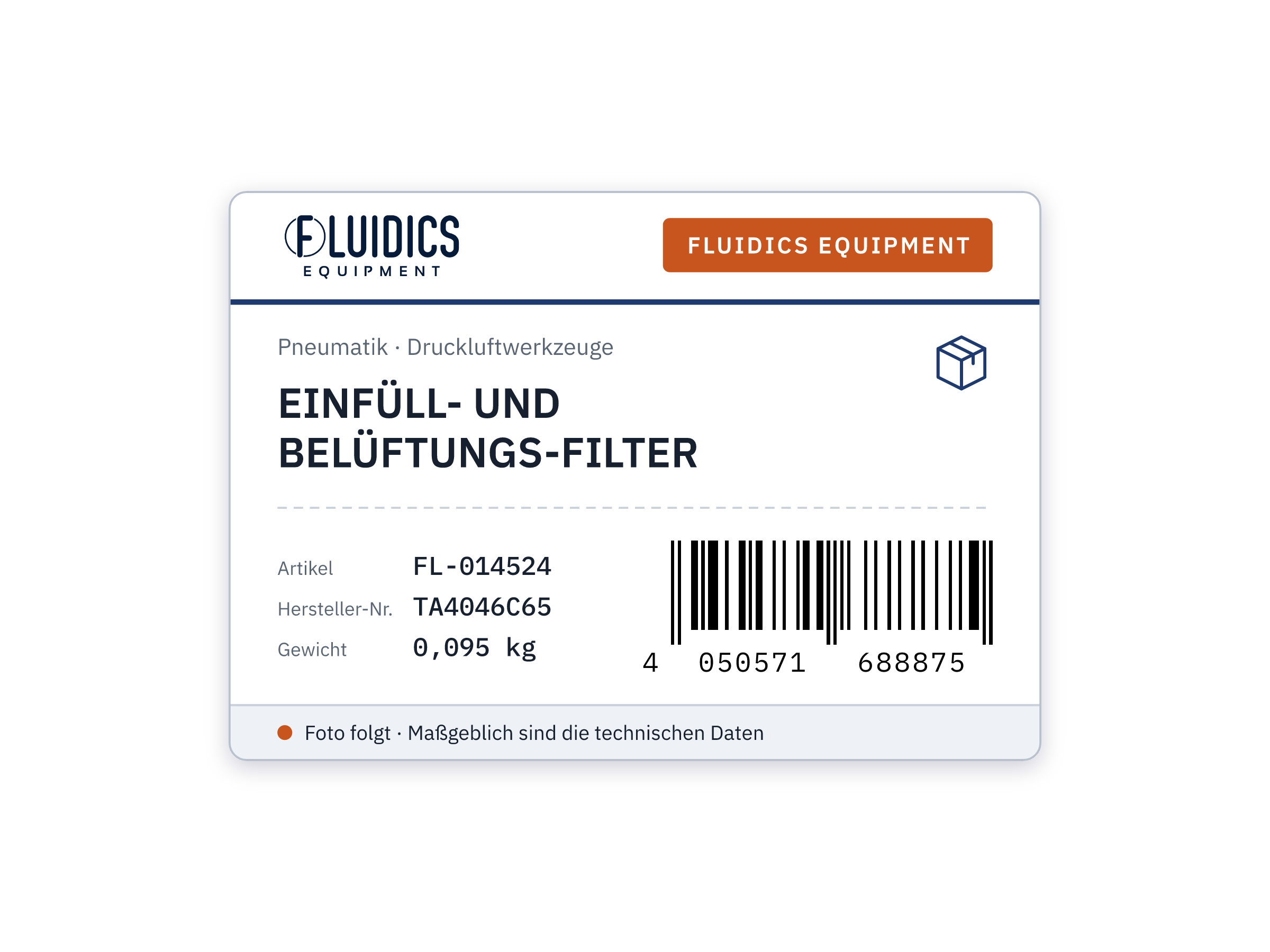EINFÜLL- UND BELÜFTUNGS-FILTER