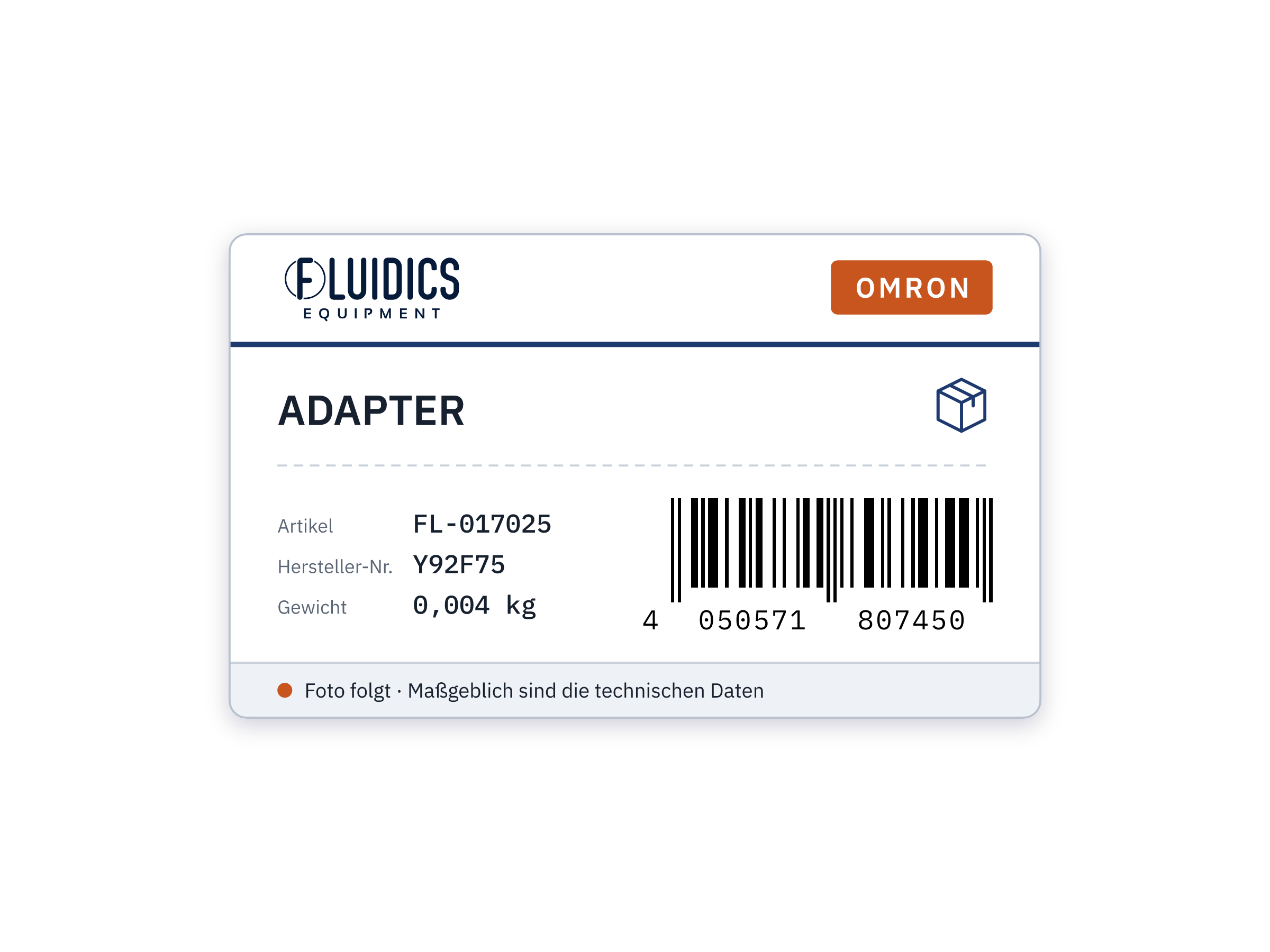 OMRON ADAPTER von Omron