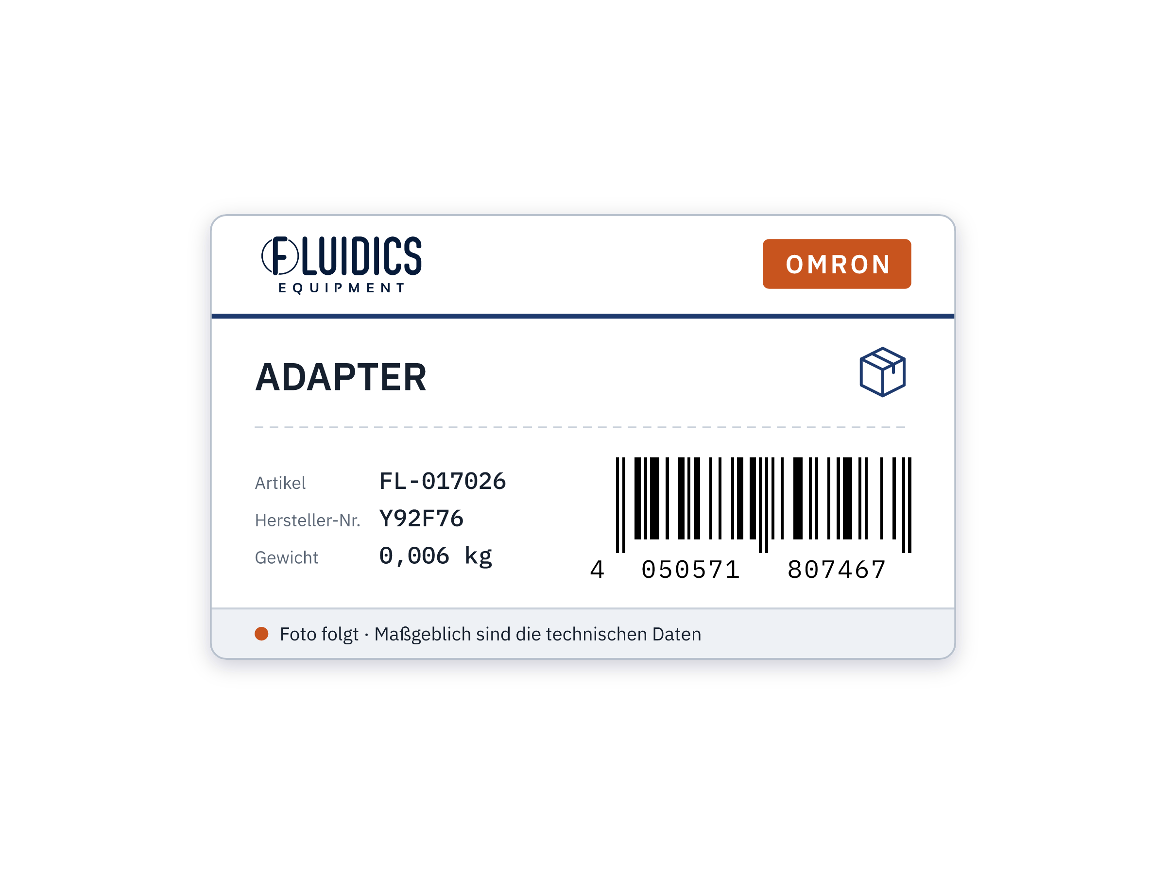 OMRON ADAPTER von Omron