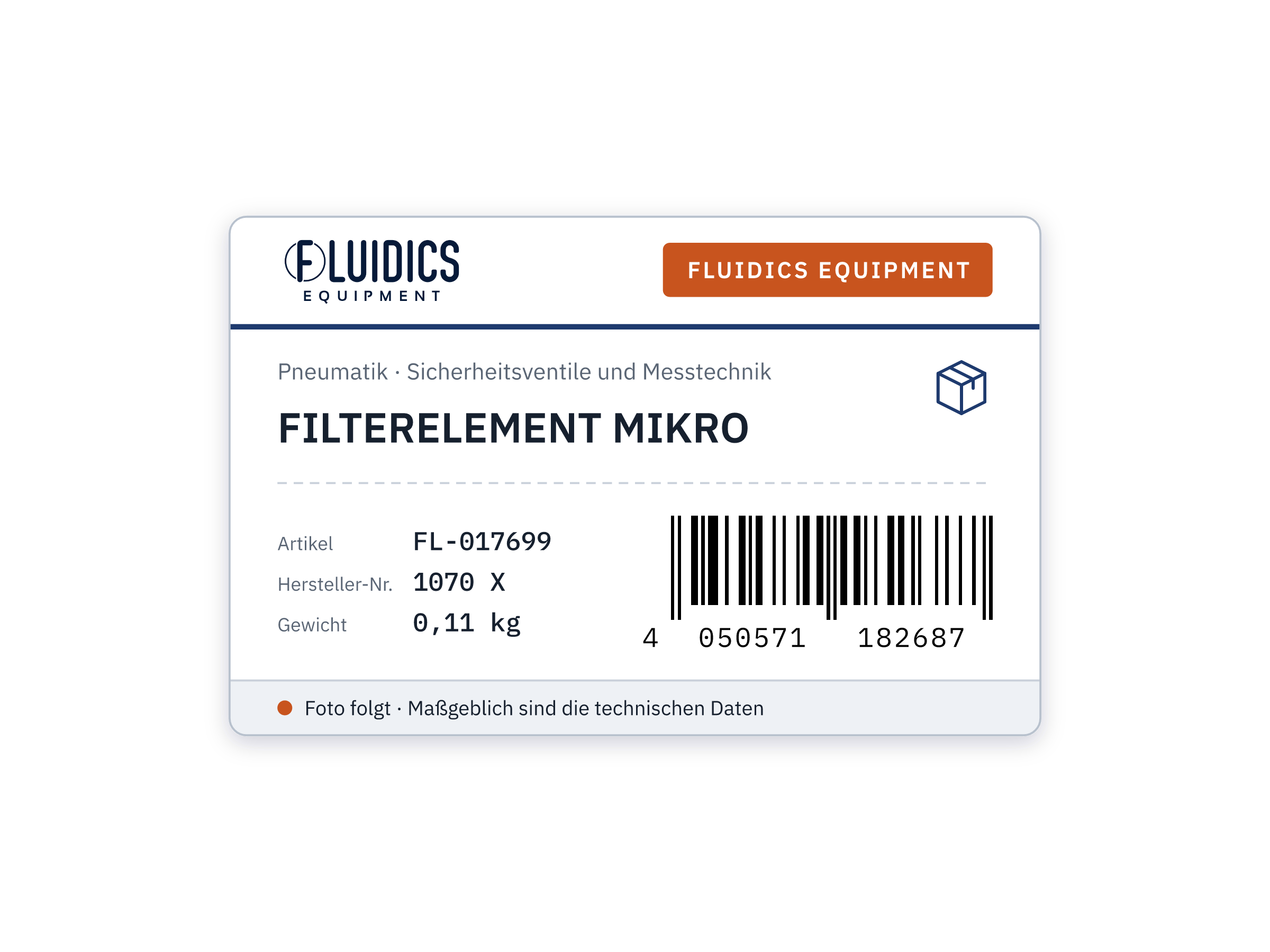 FILTERELEMENT MIKRO