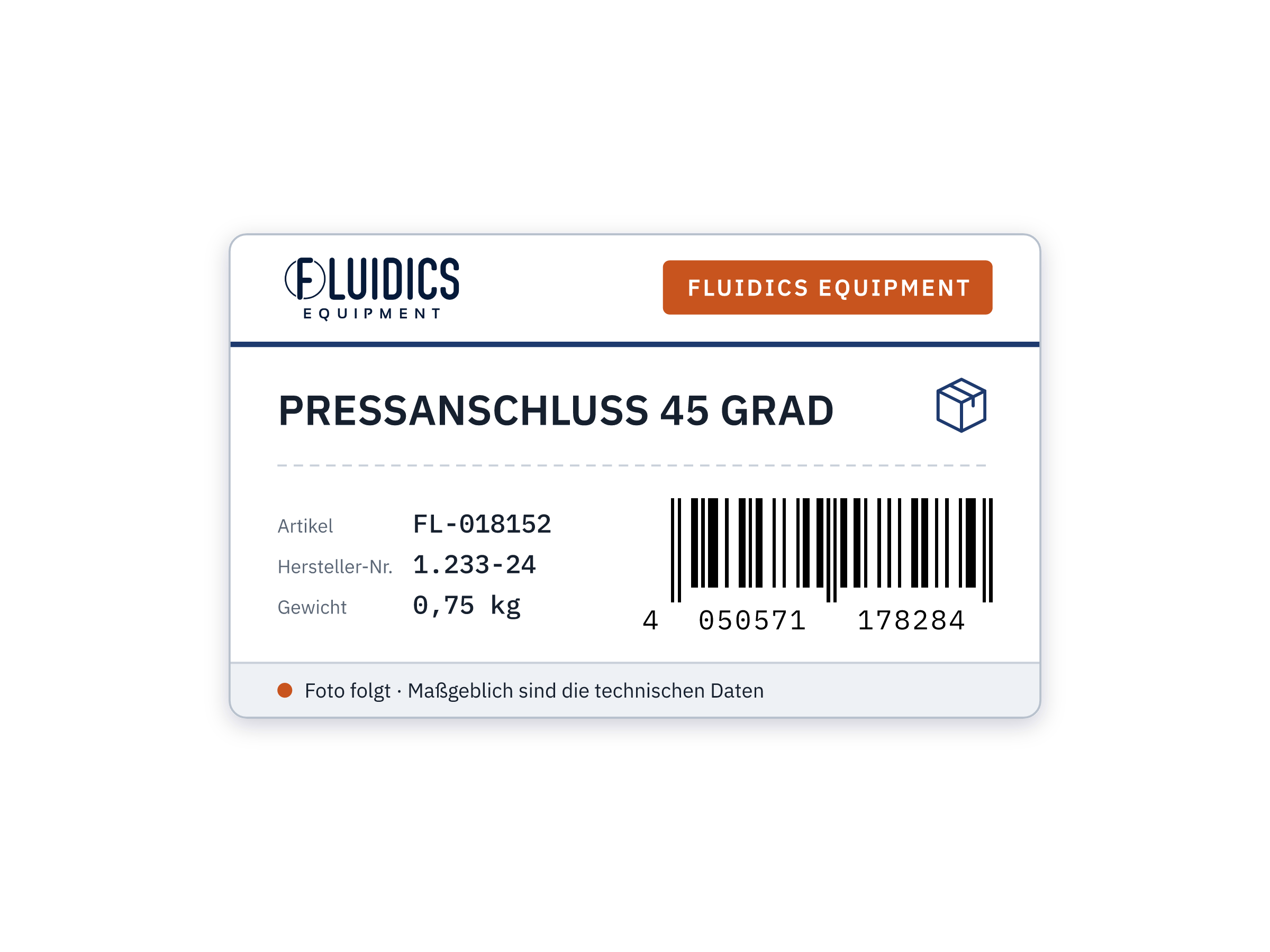 PRESSANSCHLUSS 45 GRAD
