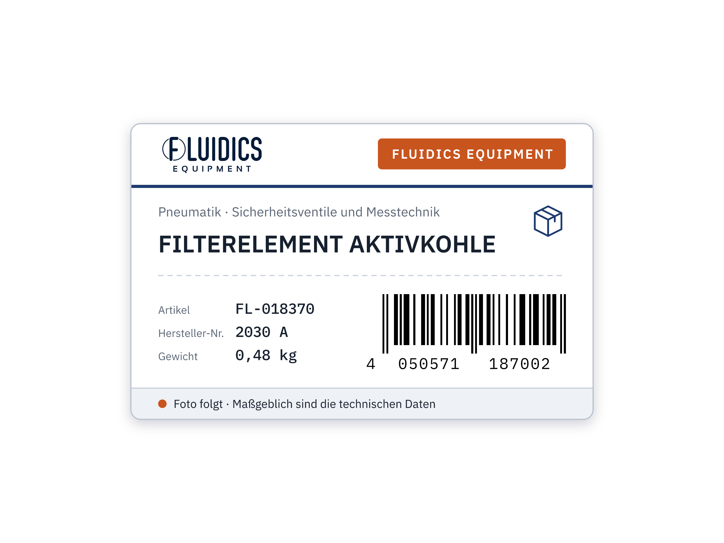 FILTERELEMENT AKTIVKOHLE