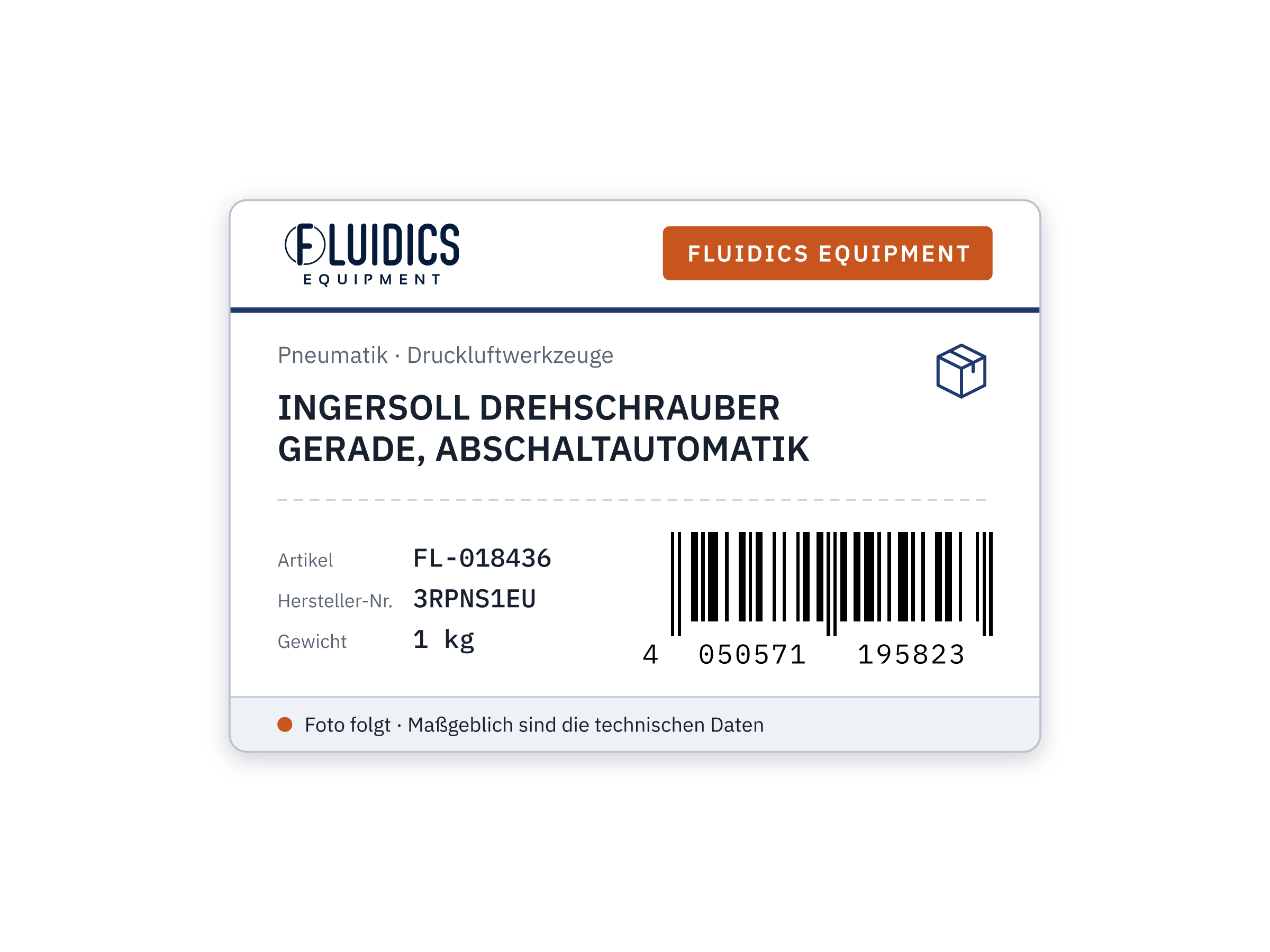 INGERSOLL DREHSCHRAUBER GERADE, ABSCHALTAUTOMATIK