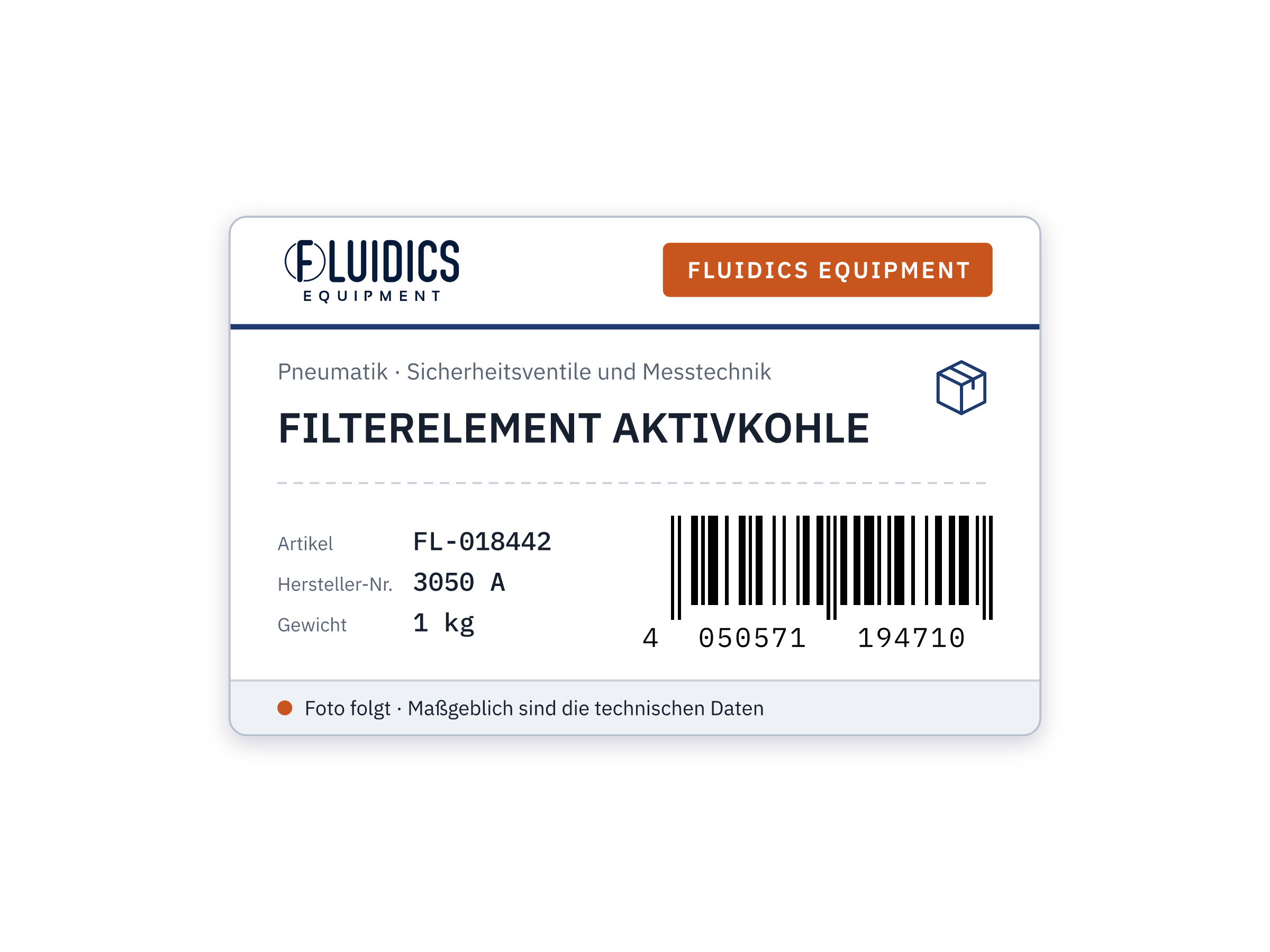 FILTERELEMENT AKTIVKOHLE