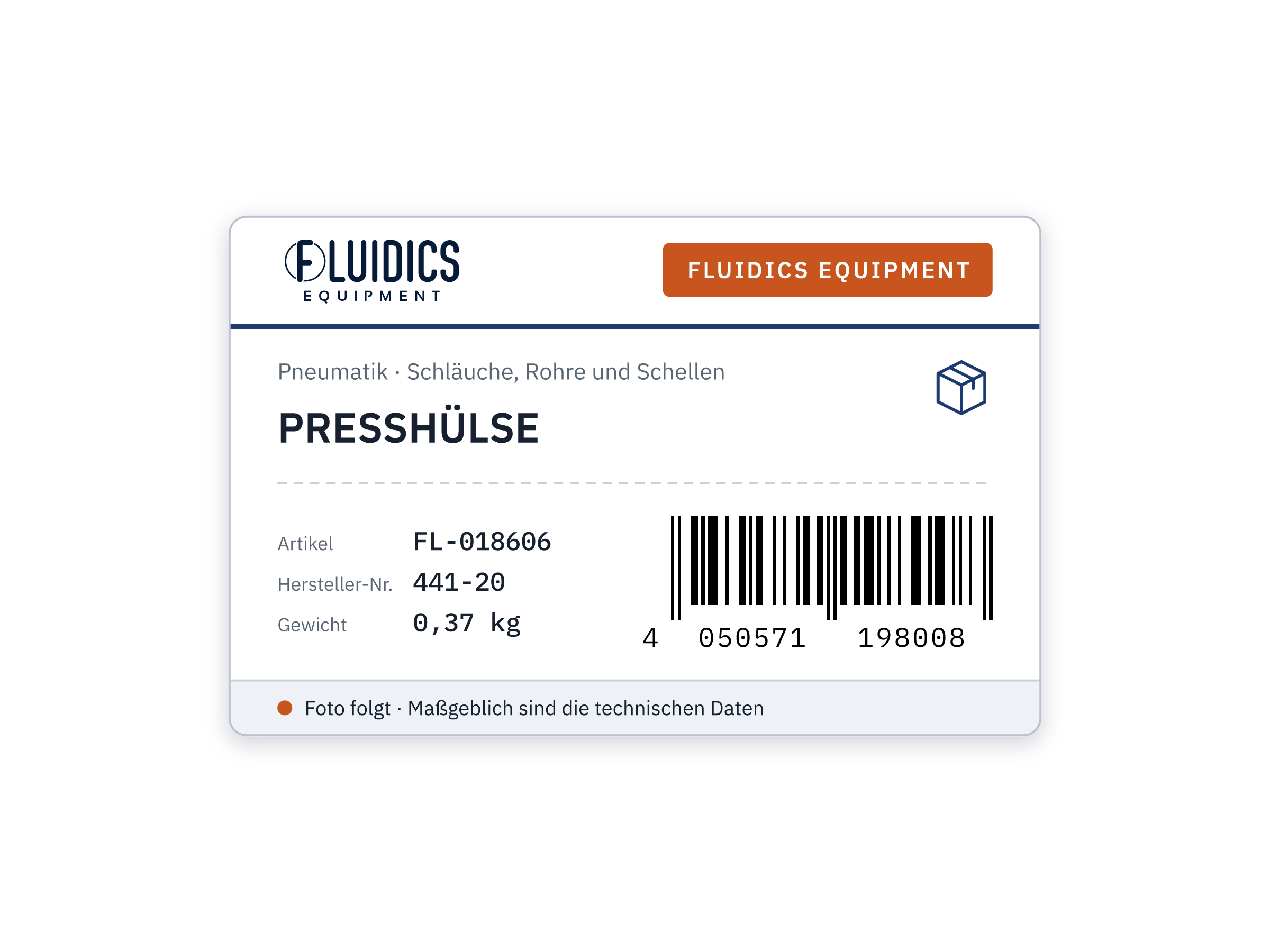 PRESSHÜLSE