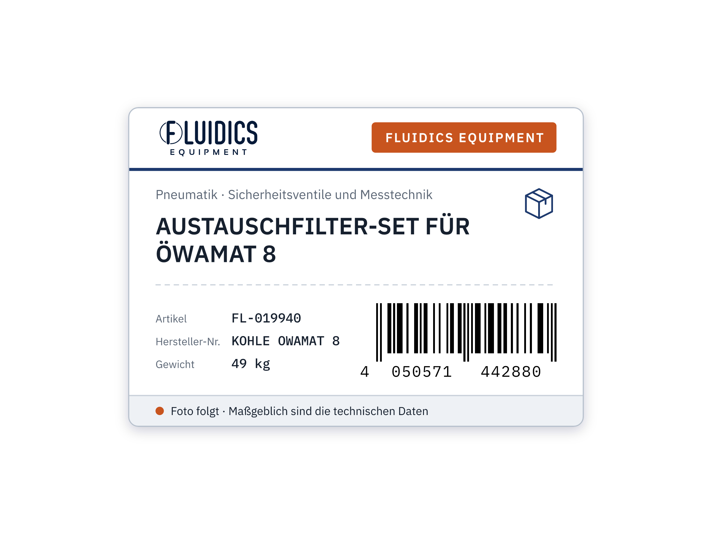 AUSTAUSCHFILTER-SET FÜR ÖWAMAT 8