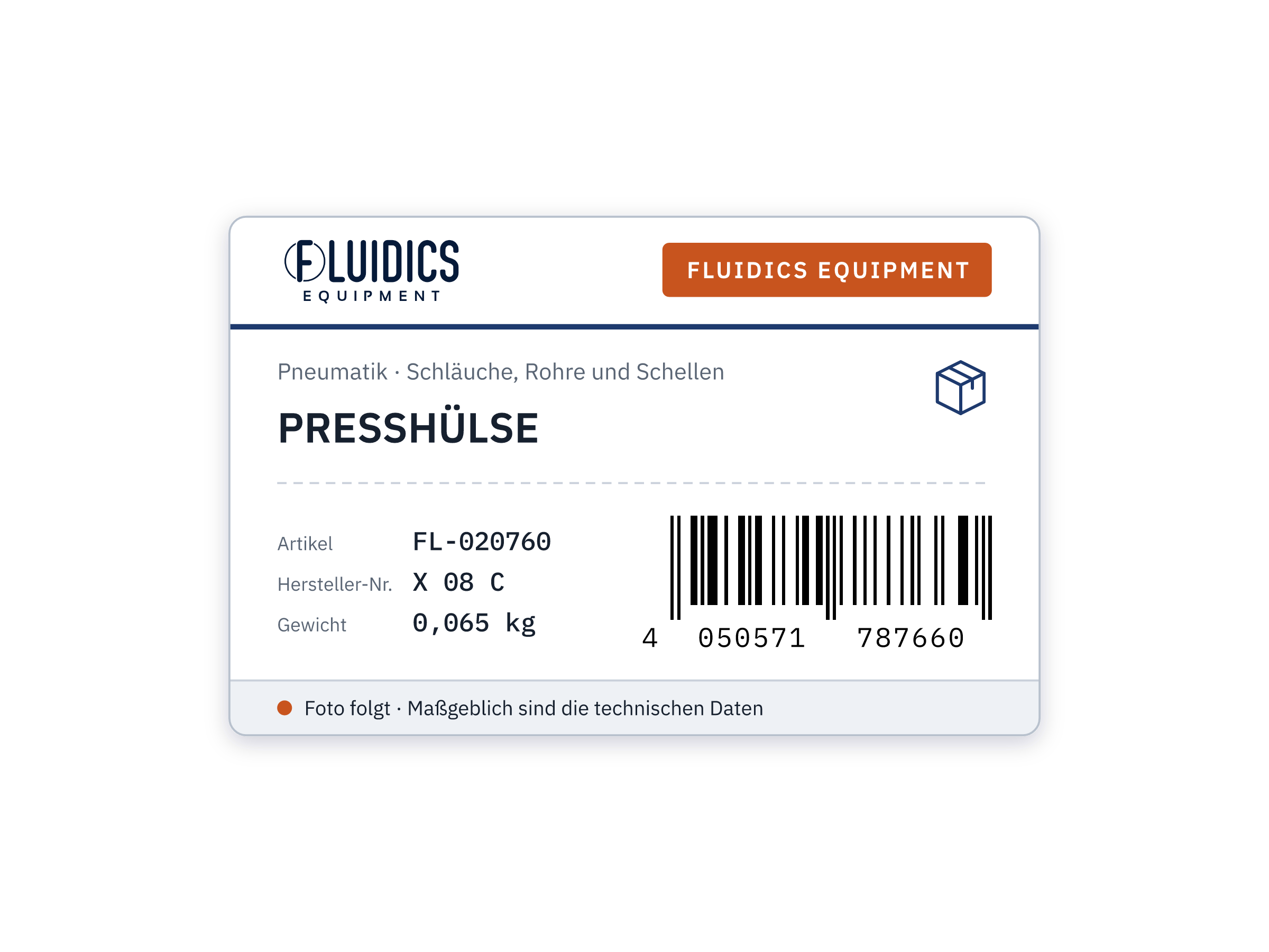 PRESSHÜLSE