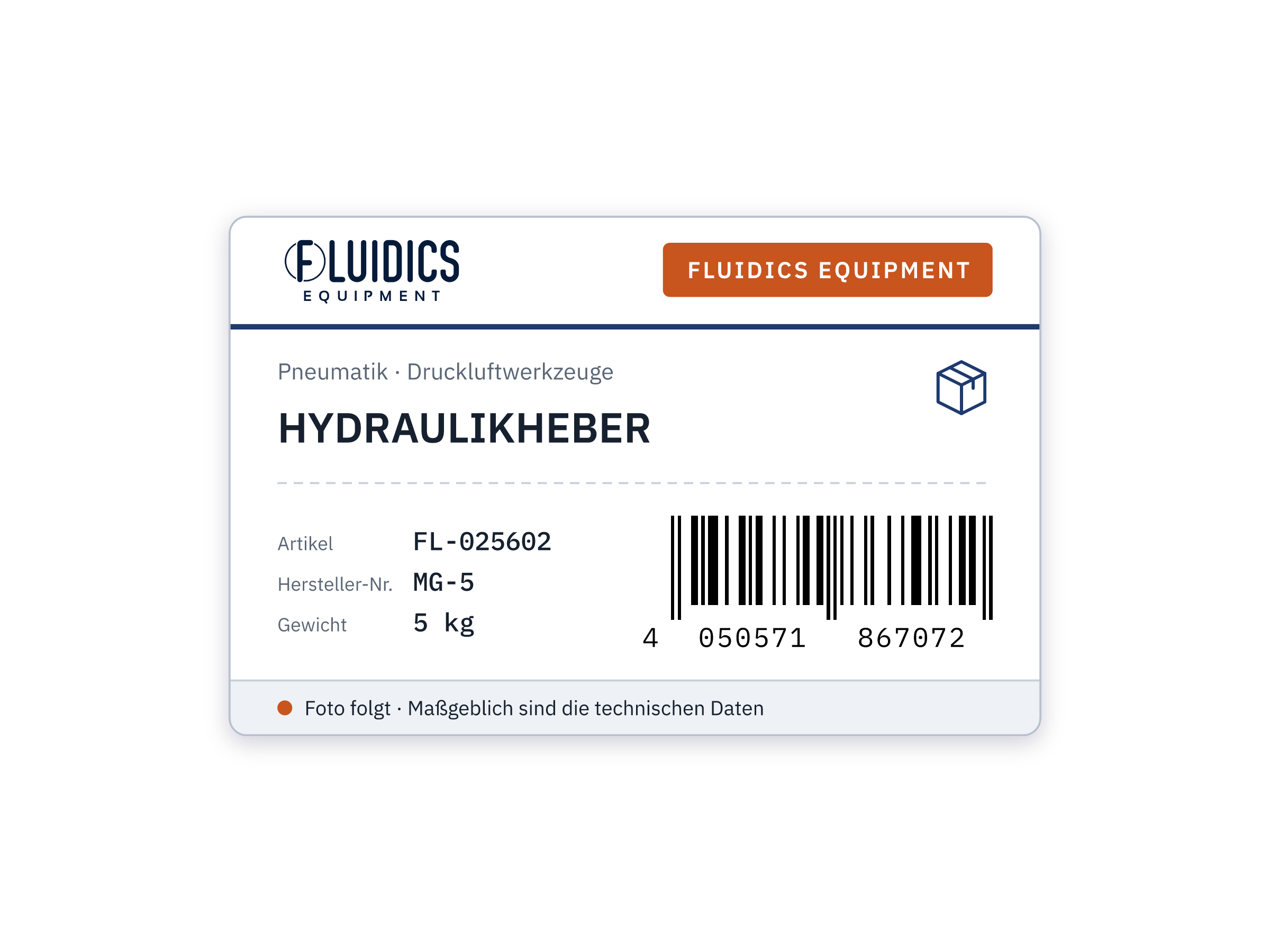 HYDRAULIKHEBER