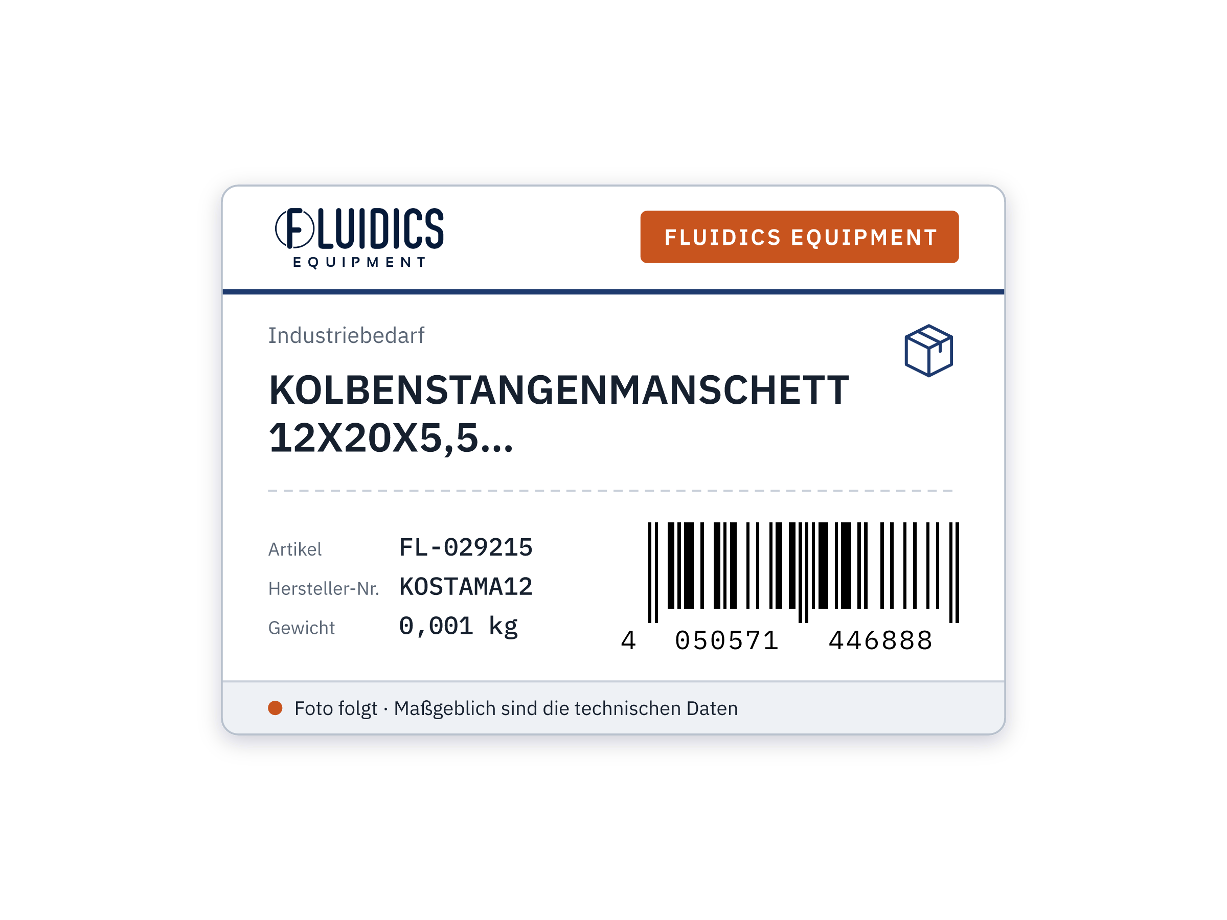 KOLBENSTANGENMANSCHETTE 12X20X5,5