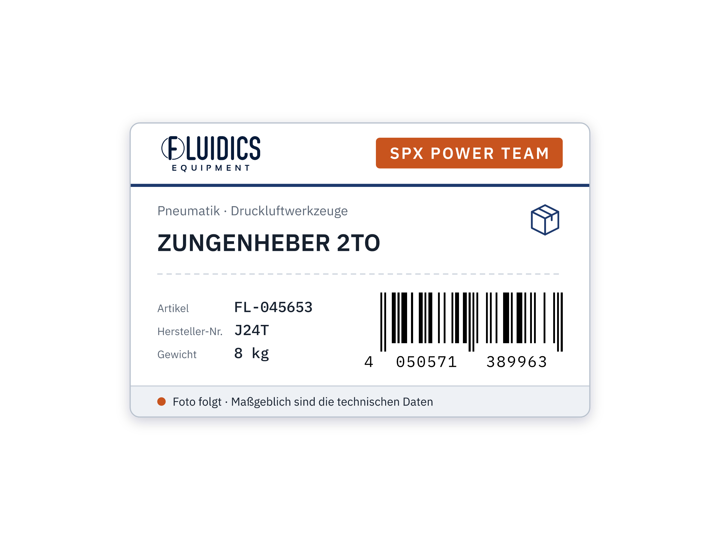 ZUNGENHEBER 2TO von SPX Power Team