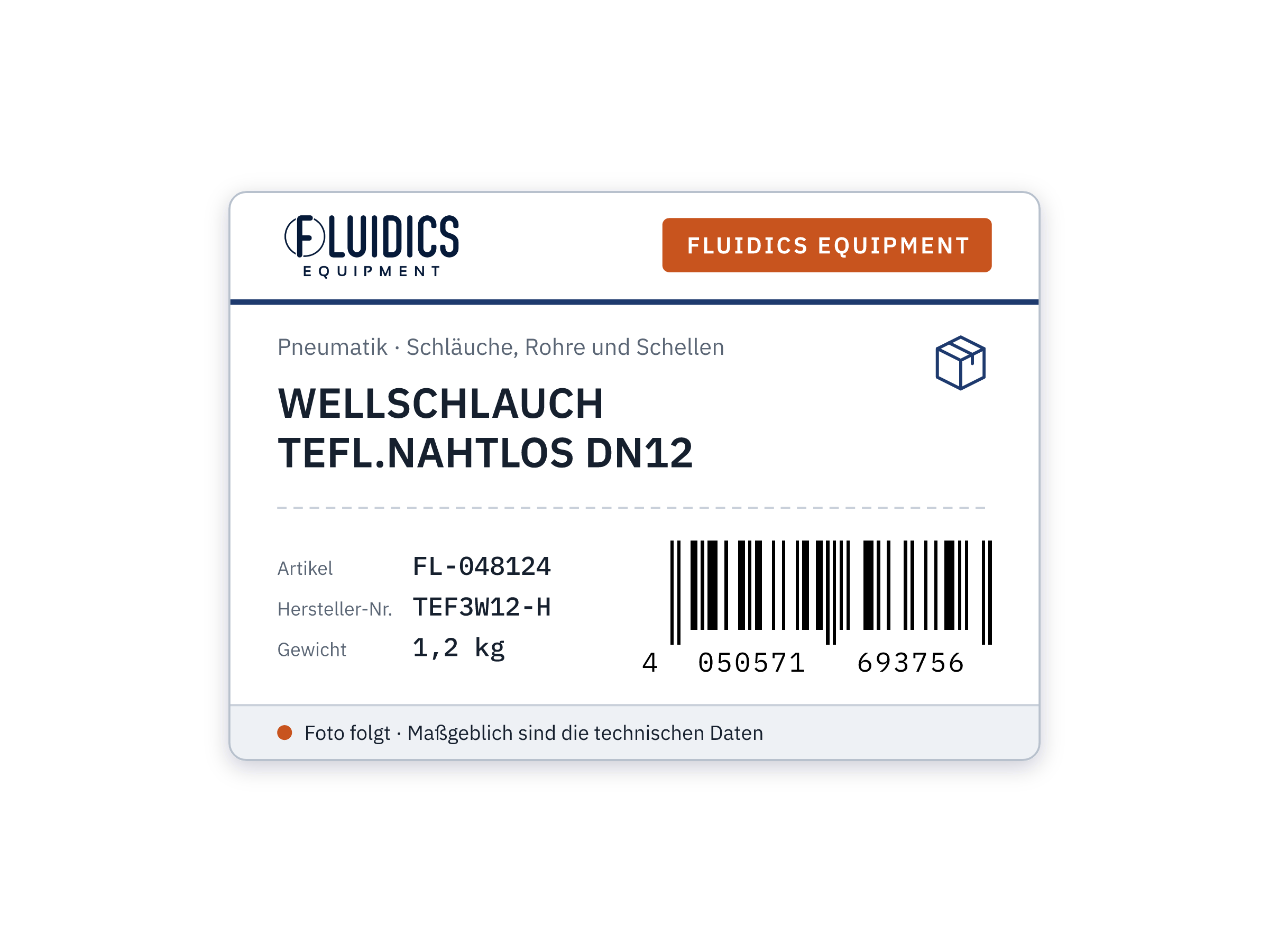 WELLSCHLAUCH TEFL.NAHTLOS DN12