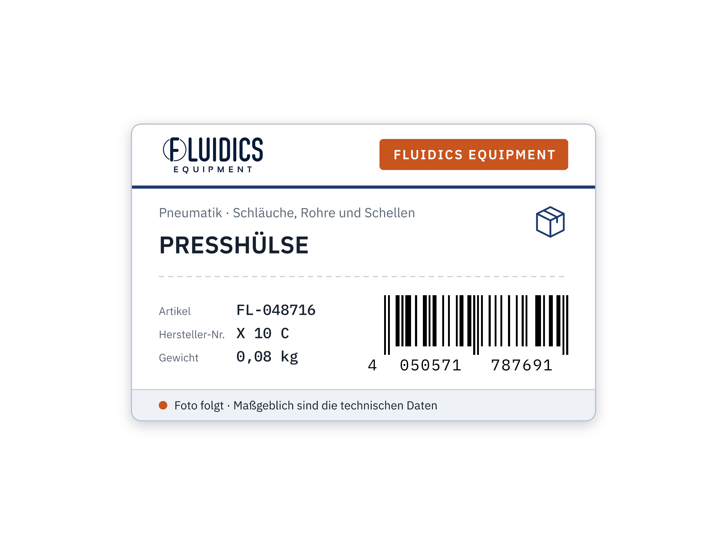 PRESSHÜLSE
