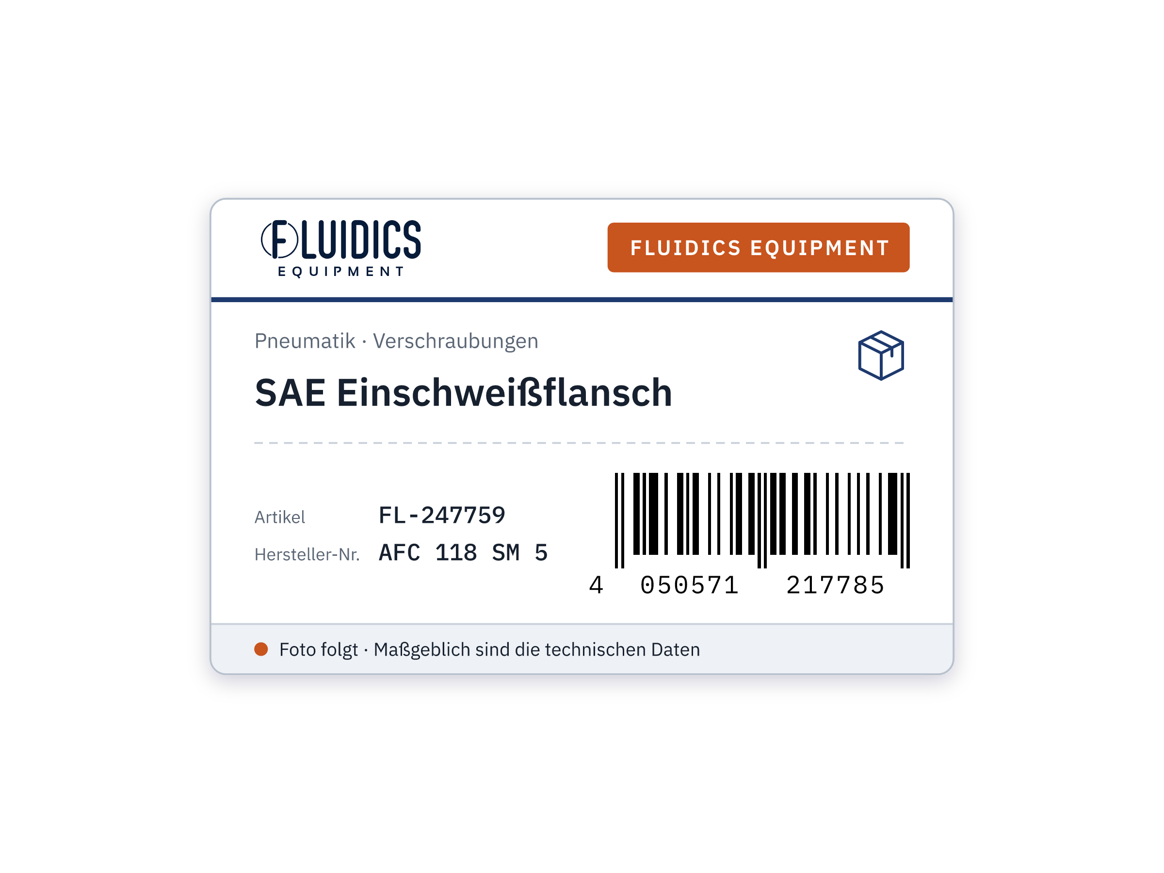 SAE Einschweißflansch
