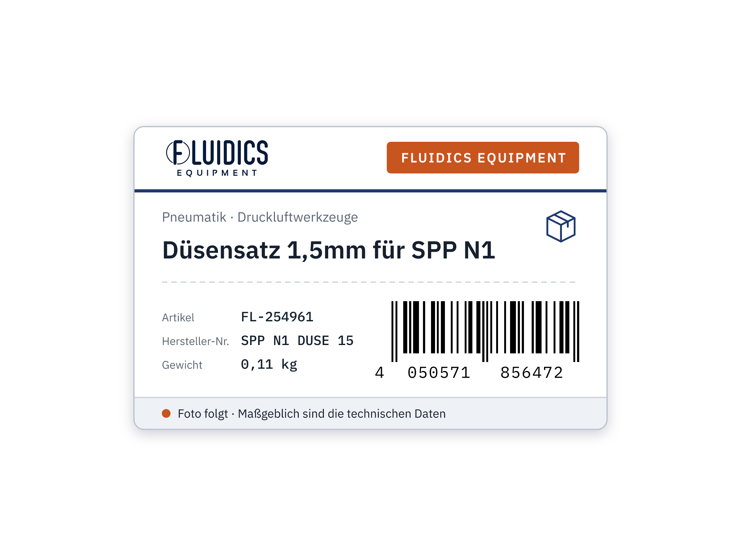 Düsensatz 1,5mm für SPP N1
