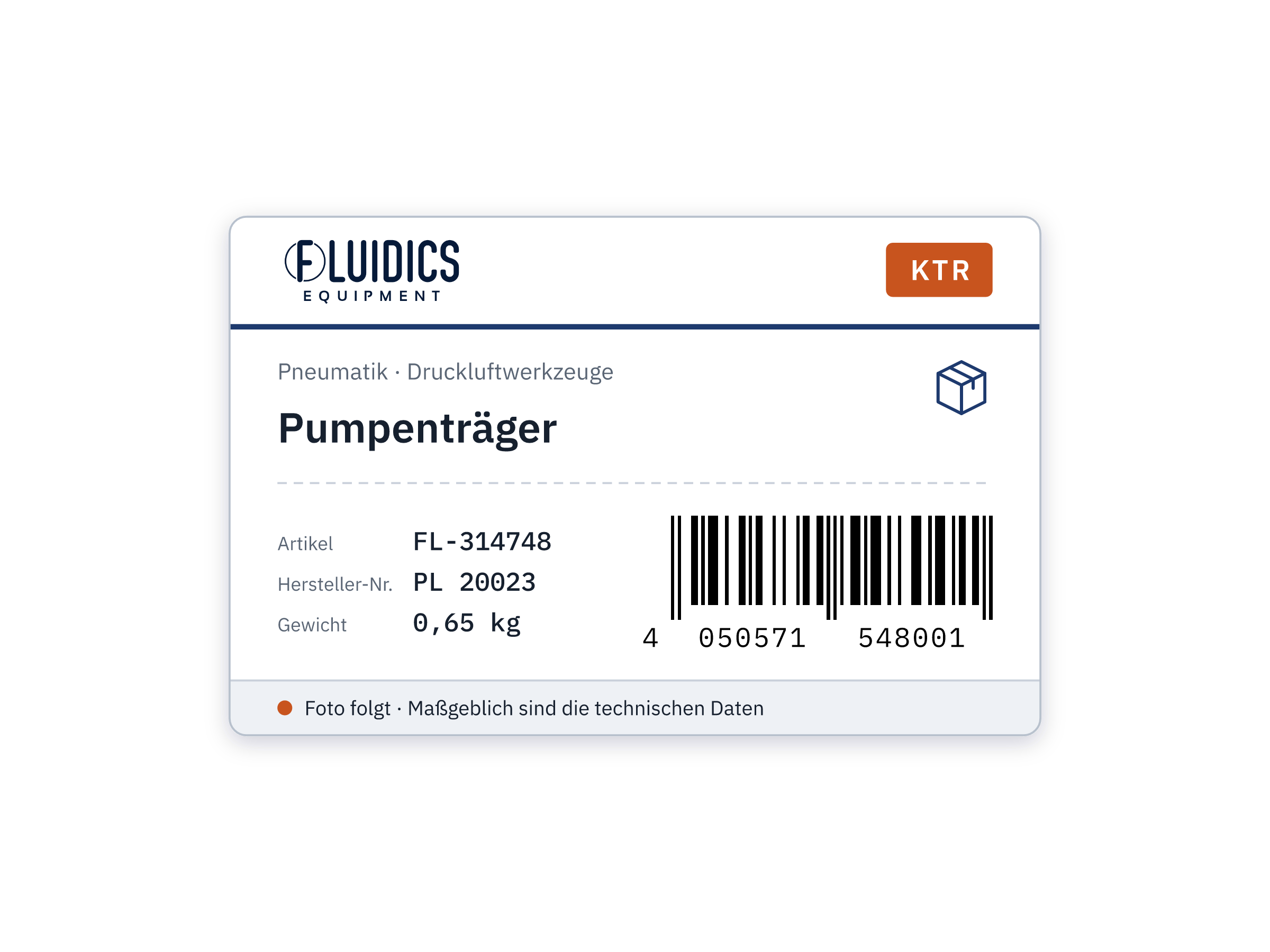 Pumpenträger von KTR