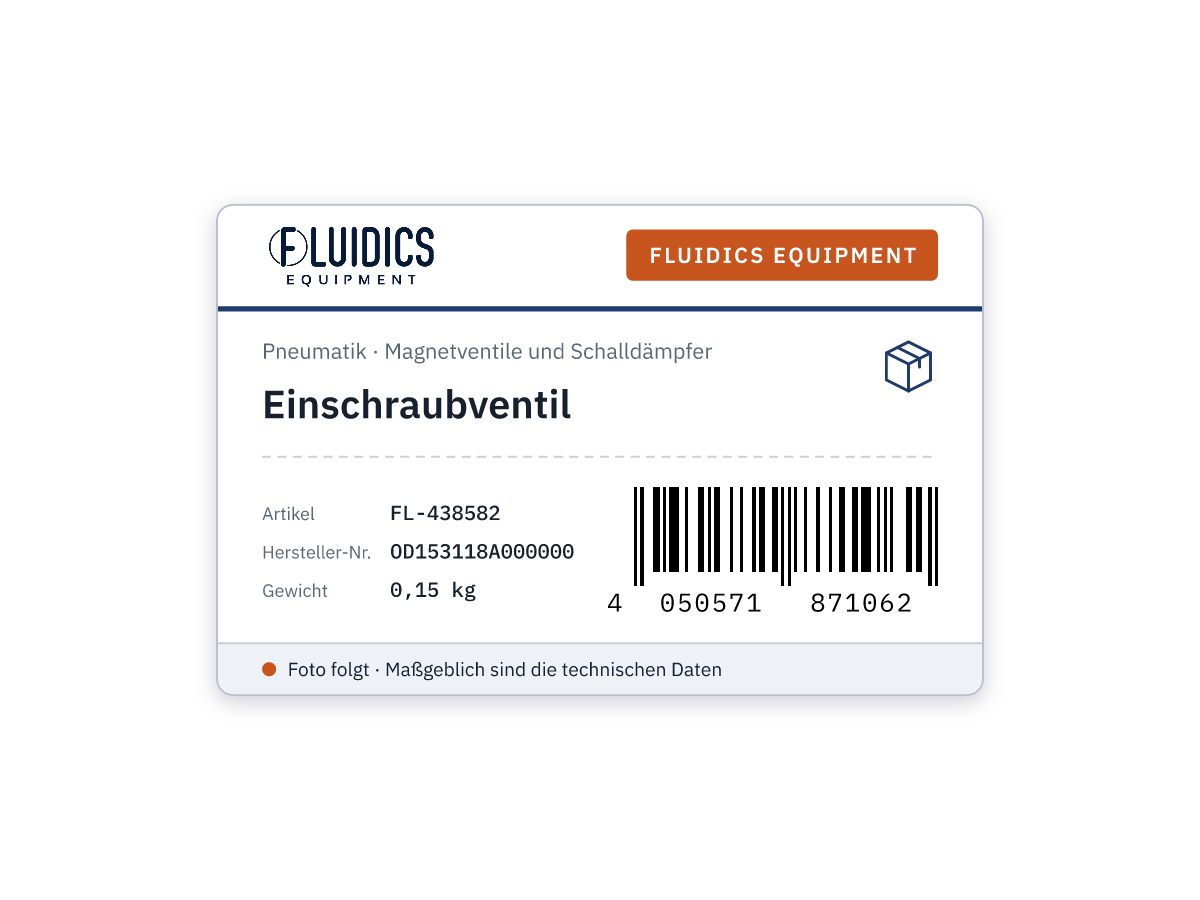 Einschraubventil