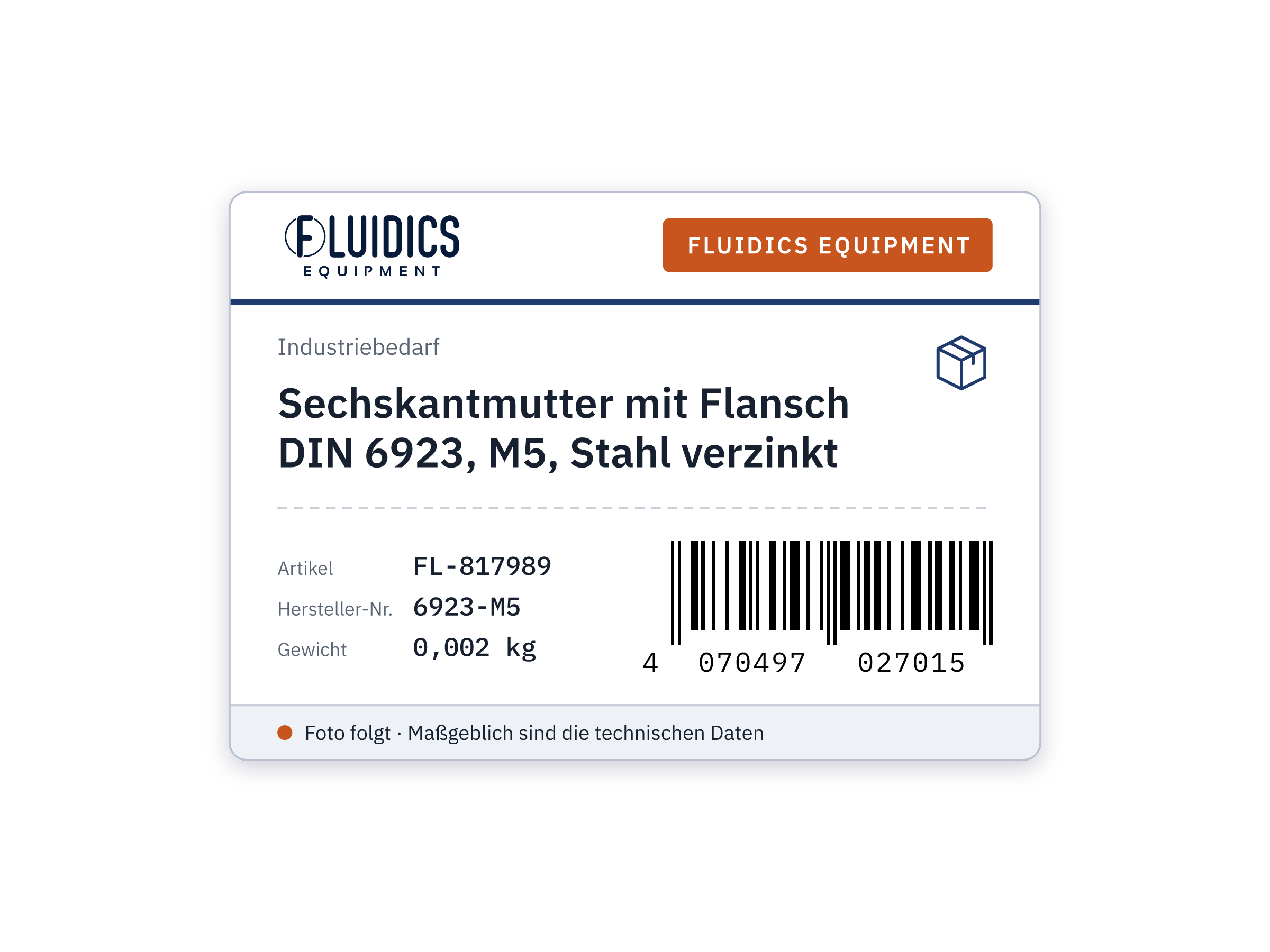 Sechskantmutter mit Flansch DIN 6923, M5, Stahl verzinkt