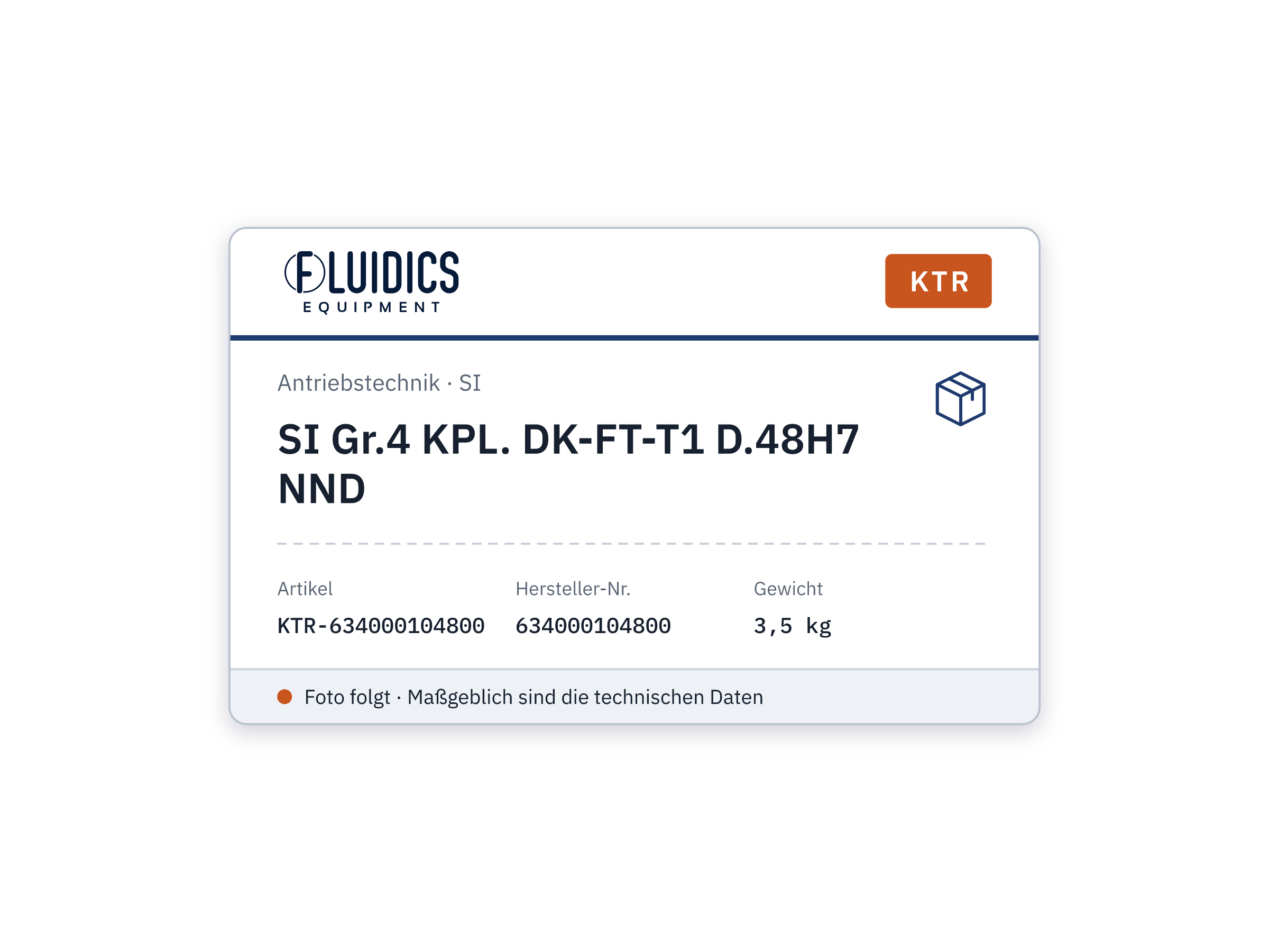 SI Gr.4 KPL. DK-FT-T1 D.48H7 NND - KTR 634000104800