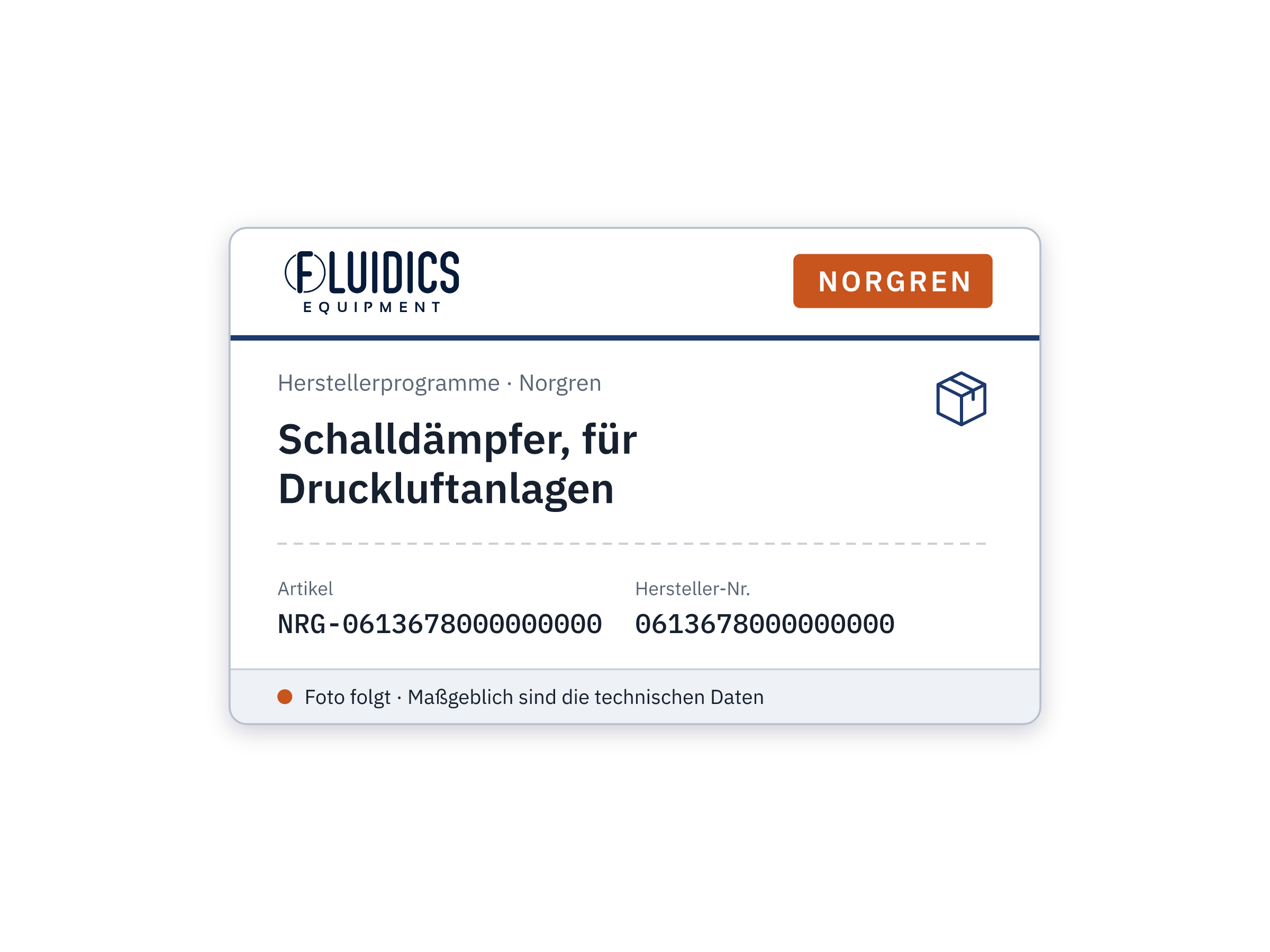 Schalldämpfer, für Druckluftanlagen - Norgren 0613678000000000