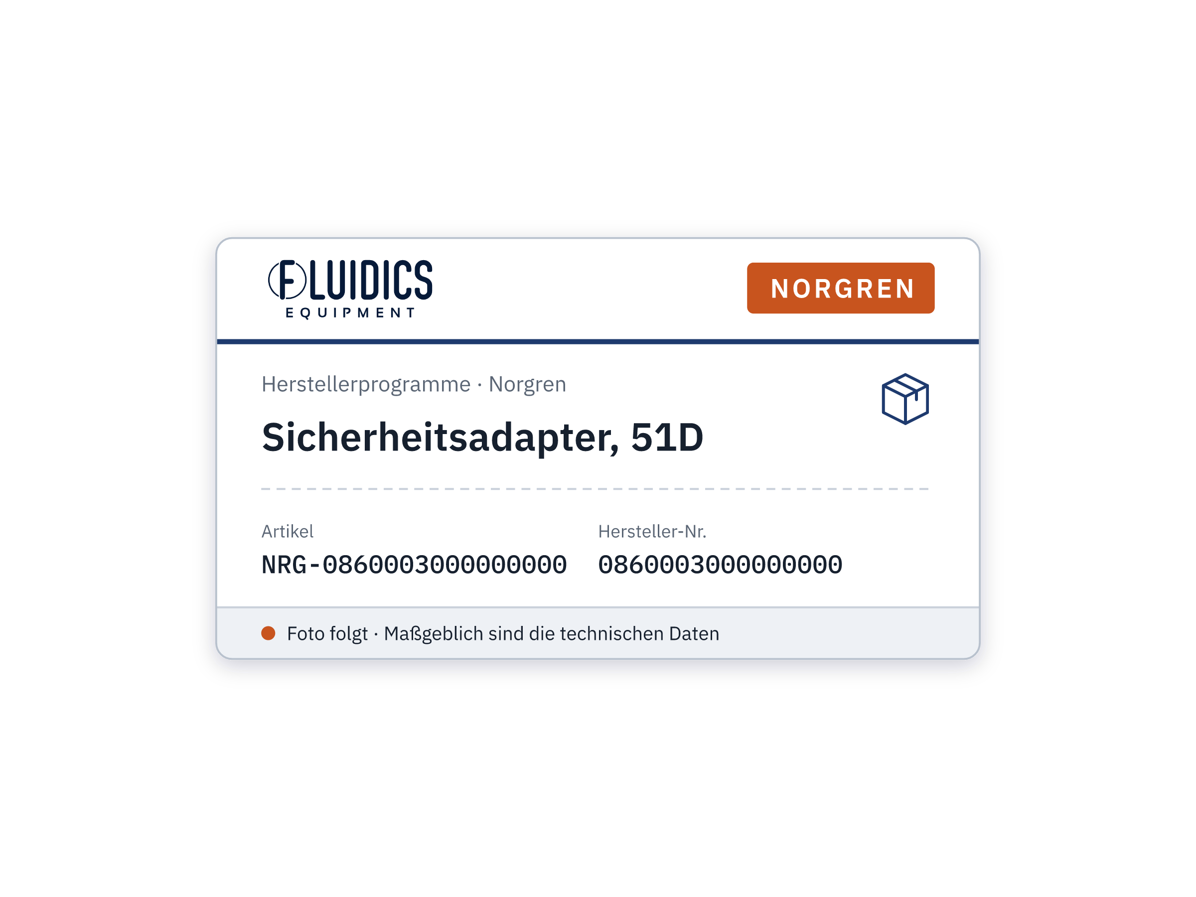 Safety Adaptors, 51D - Norgren 0860003000000000