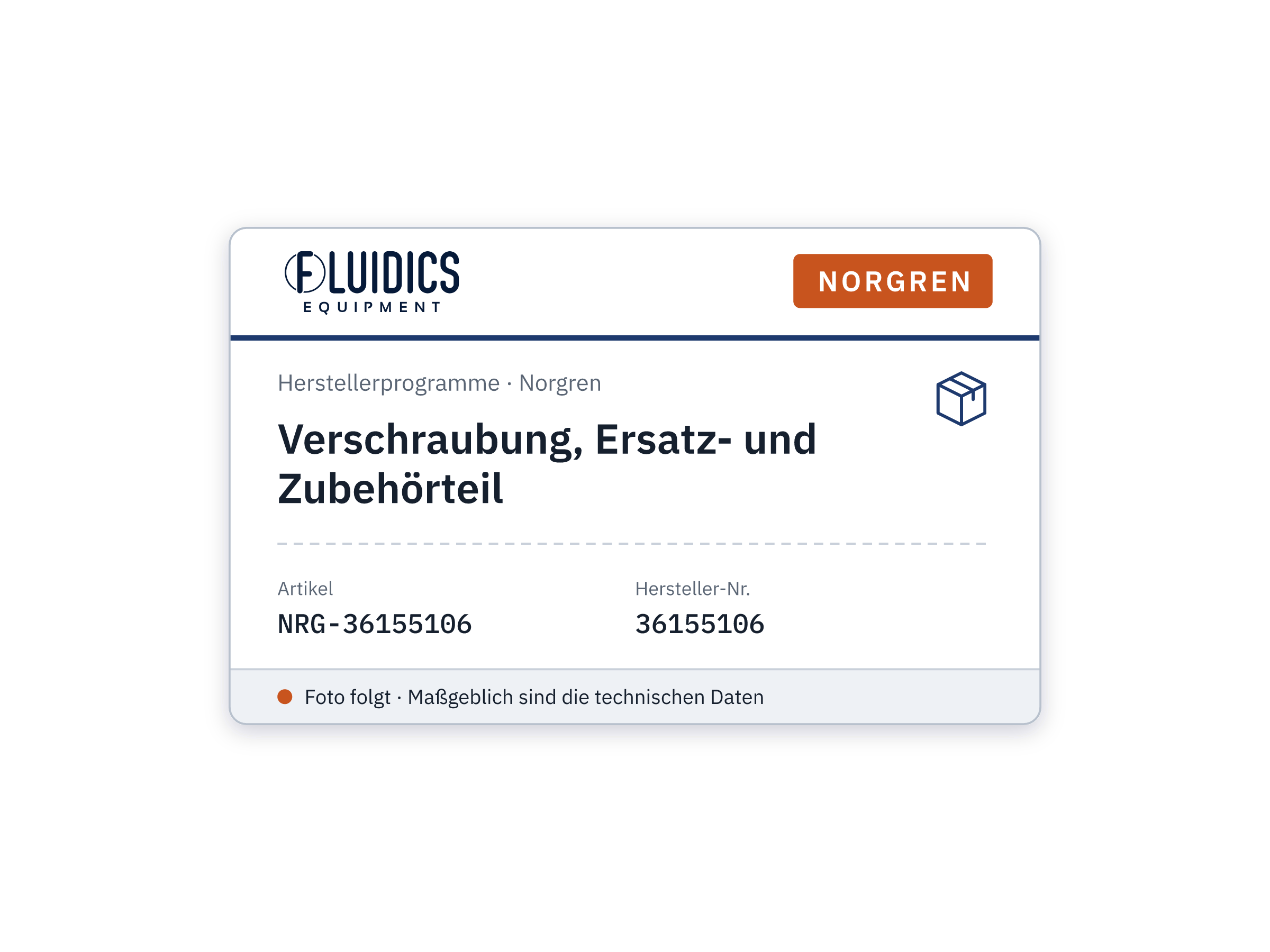 Fitting, spare and accessory part - Norgren 36155106