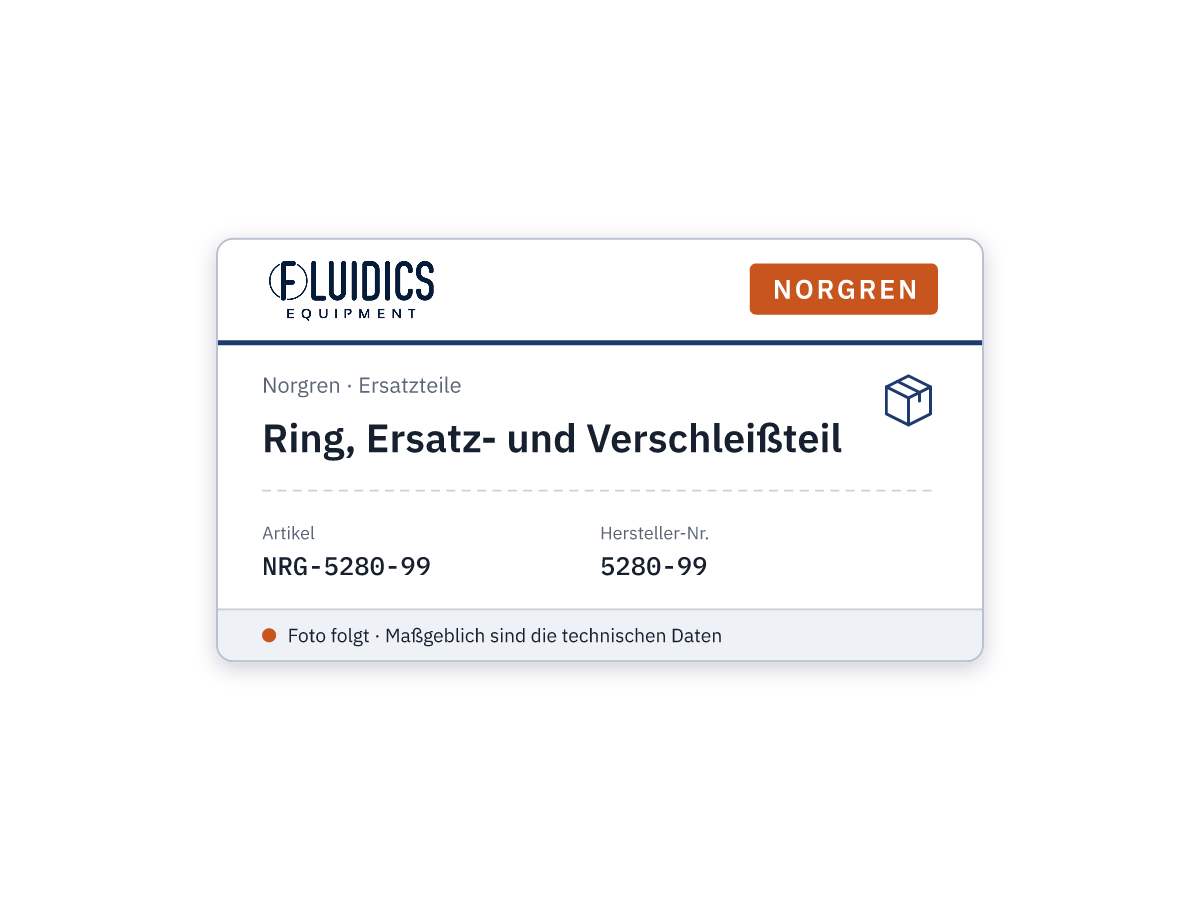 Ring, spare and wear part - Norgren 5280-99