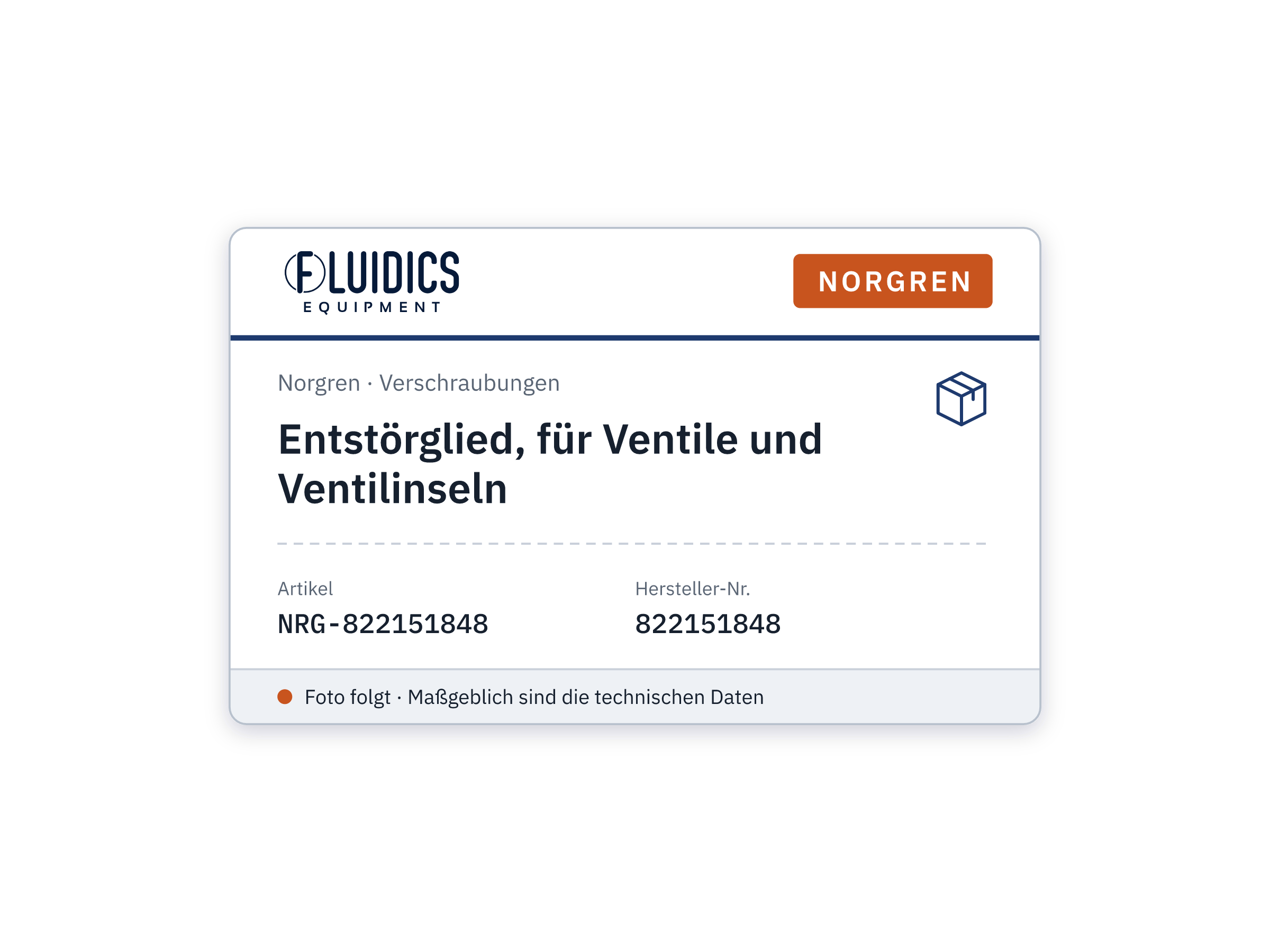 Entstörglied, für Ventile und Ventilinseln - Norgren 822151848