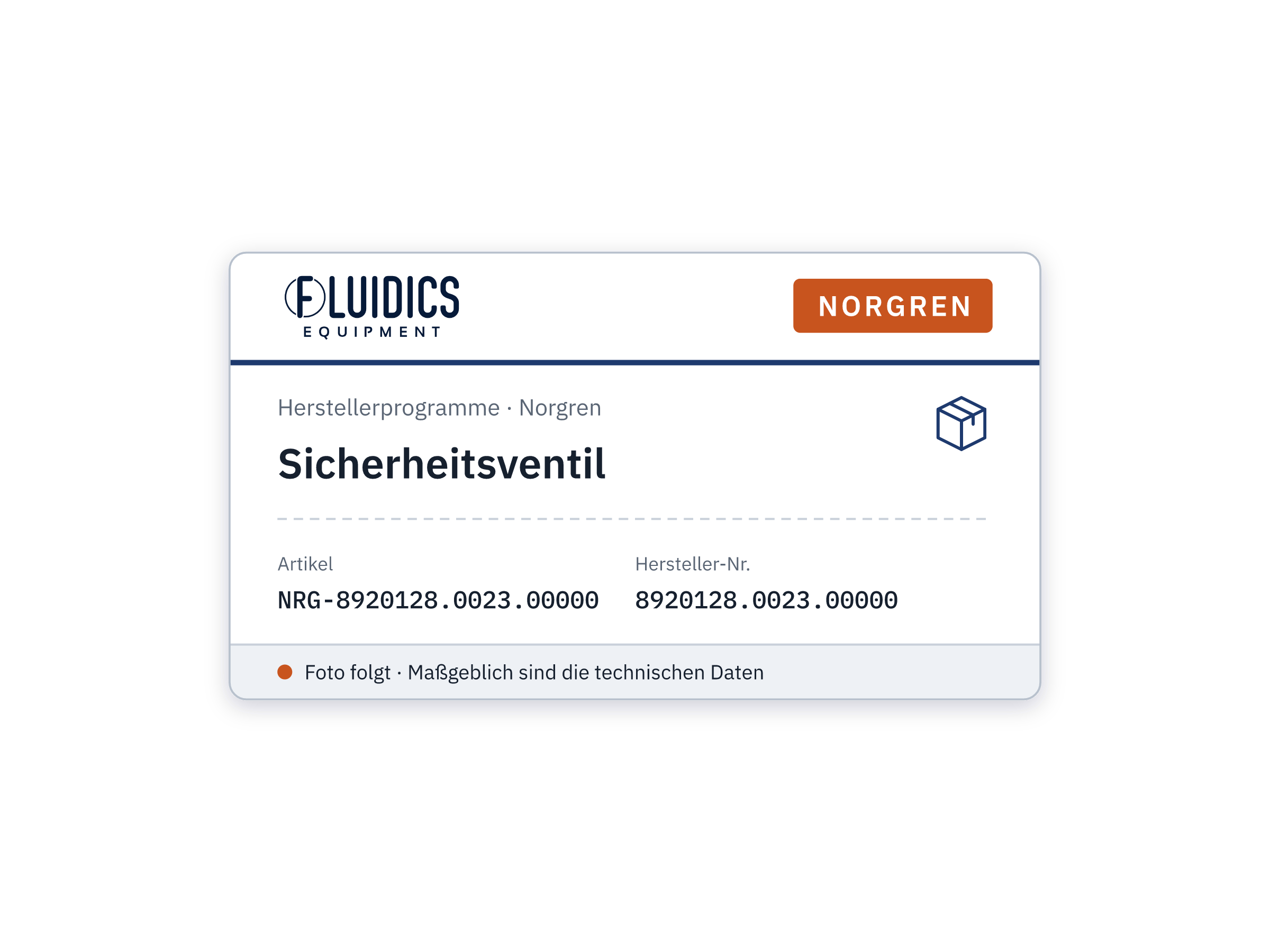 Sicherheitsventil - Norgren 8920128.0023.00000
